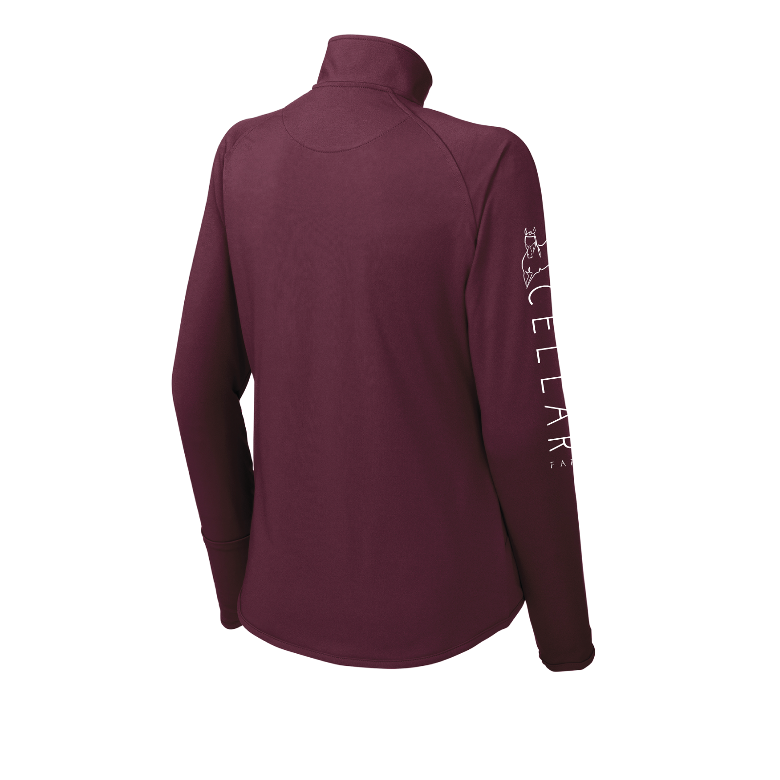 Women's Sport Tek Stretch 1/4 Zip Pullover