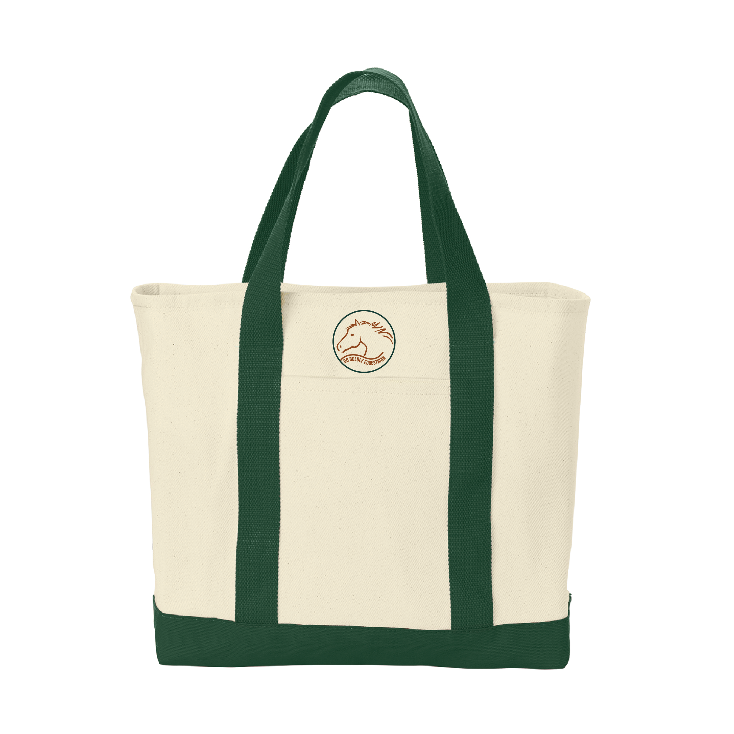 Go Boldly Port Authority Ideal Twill Two-Tone Shopping Tote
