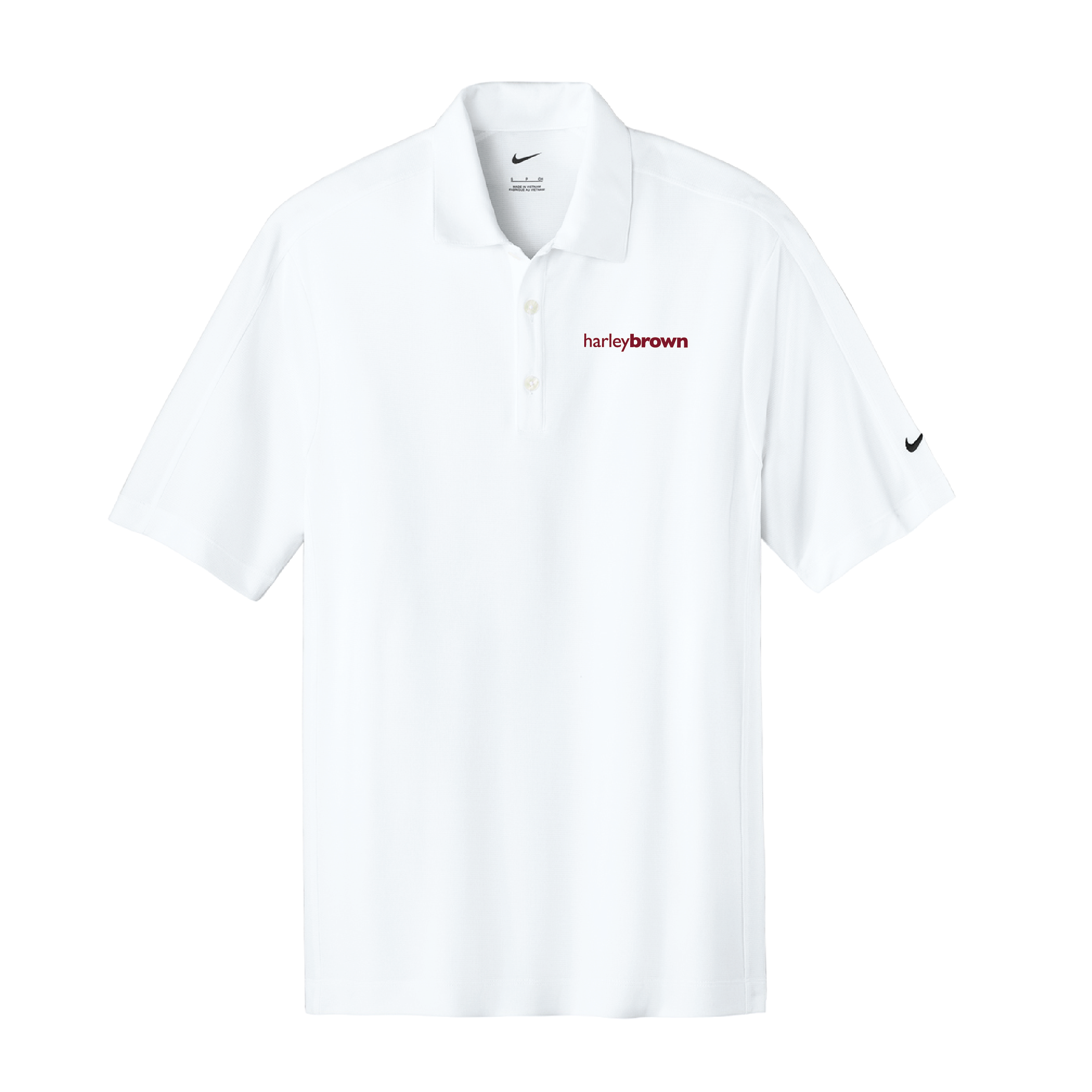 Harley Brown Equestrian Men's Nike Tech Sport Dri-FIT Polo