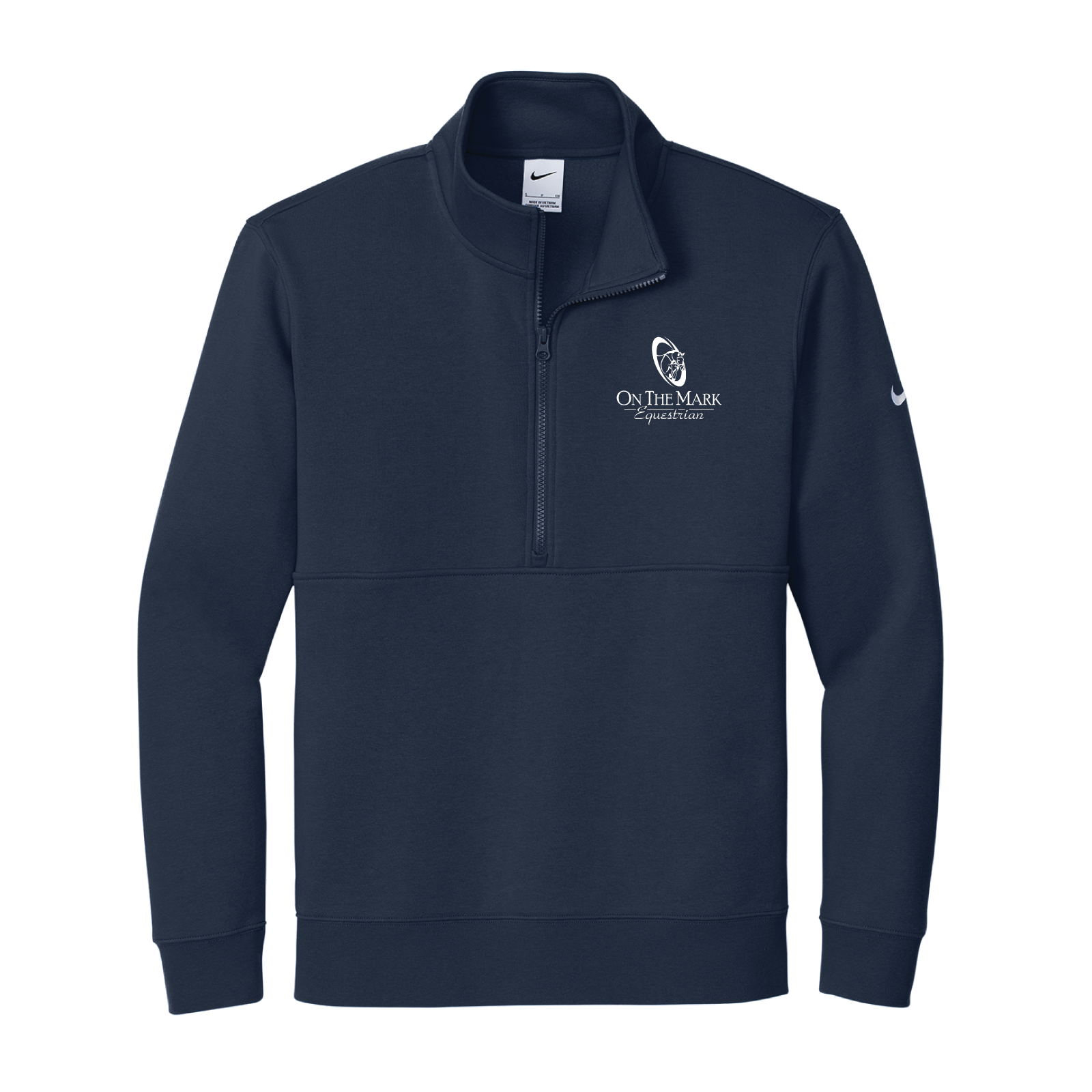 On The Mark Equestrian Men's Nike Club Fleece Half-Zip Pullover