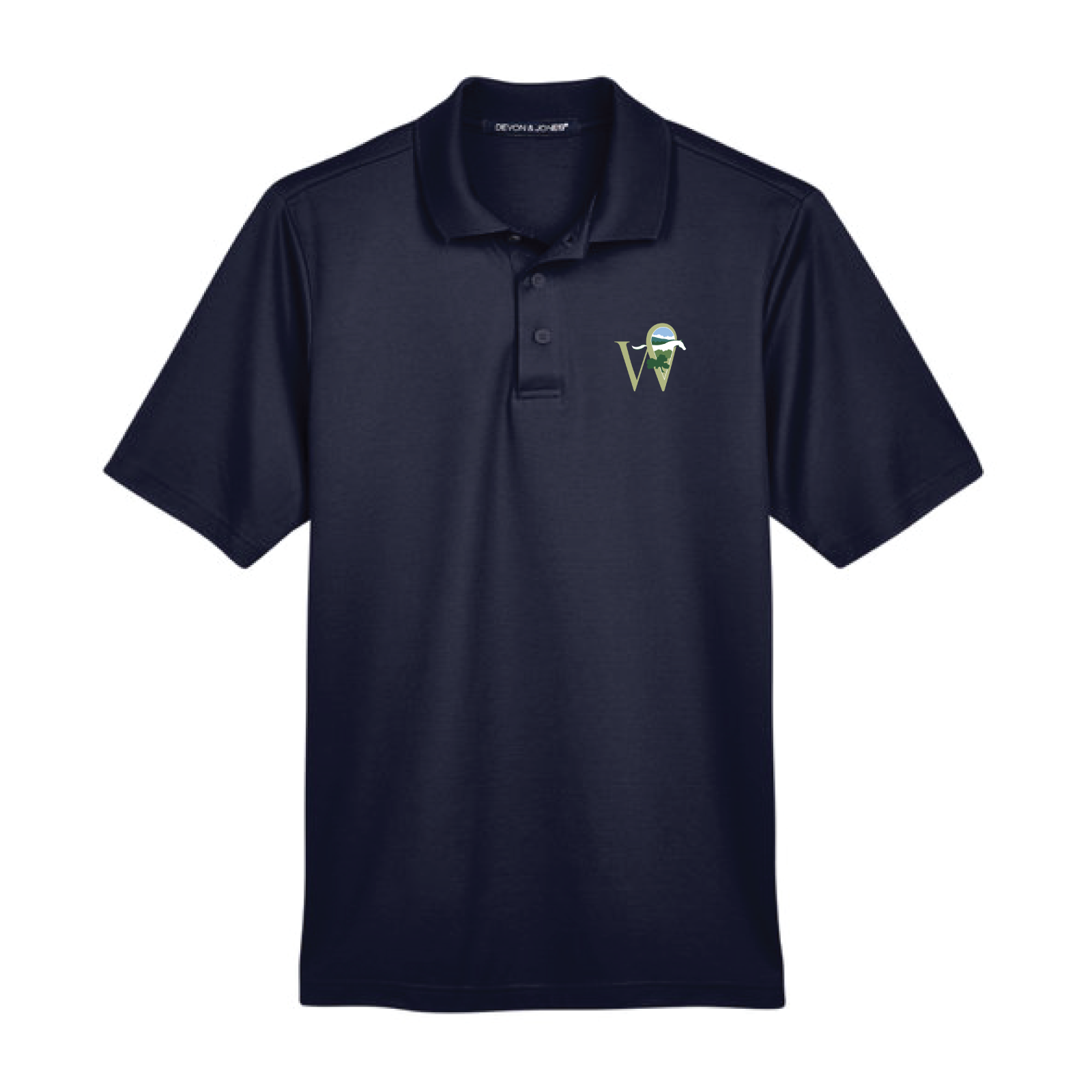The Horse Park at Woodside Men's Devon & Jones CrownLux Short Sleeve Polo