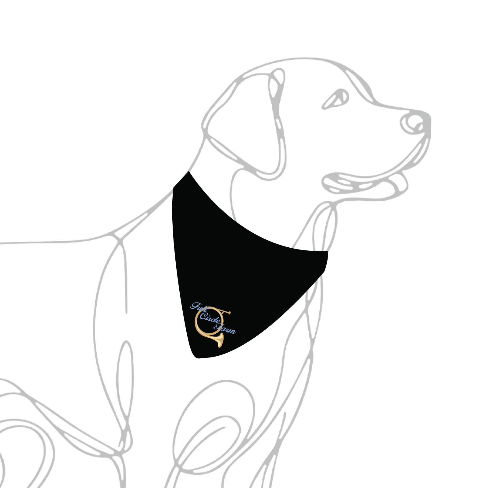 Full Circle Farm Dog Bandana