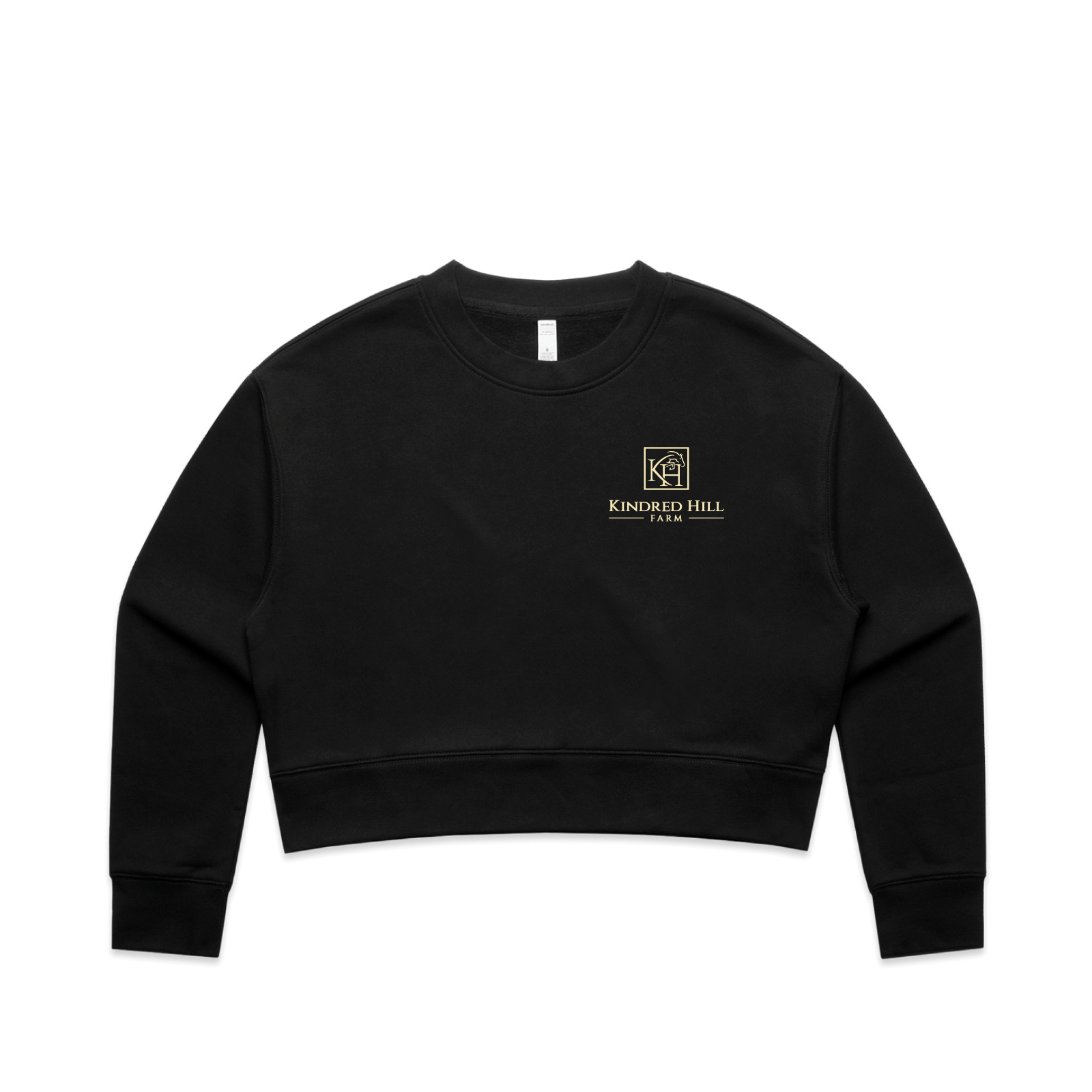 Kindred Hill Farm Women's AScolour Relax Crop Crew