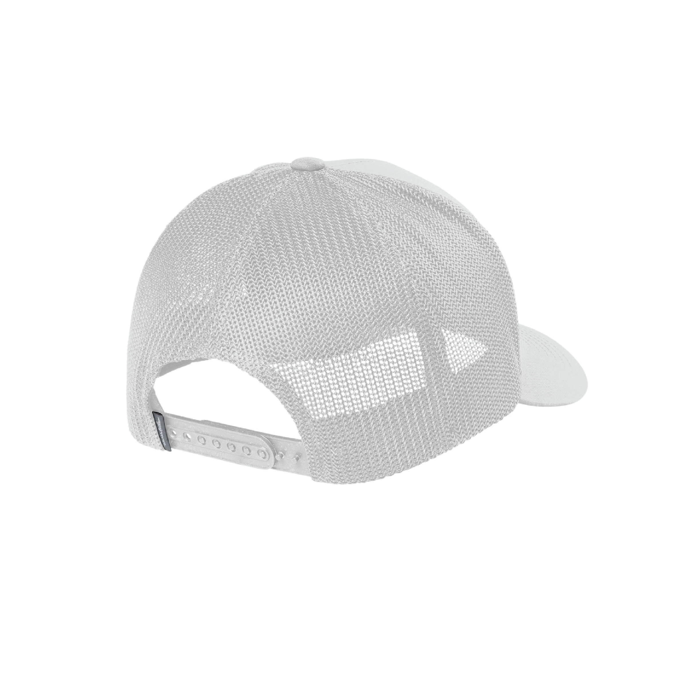 Harley Brown Equestrian TravisMathew Cruz Trucker Hat with Full Logo