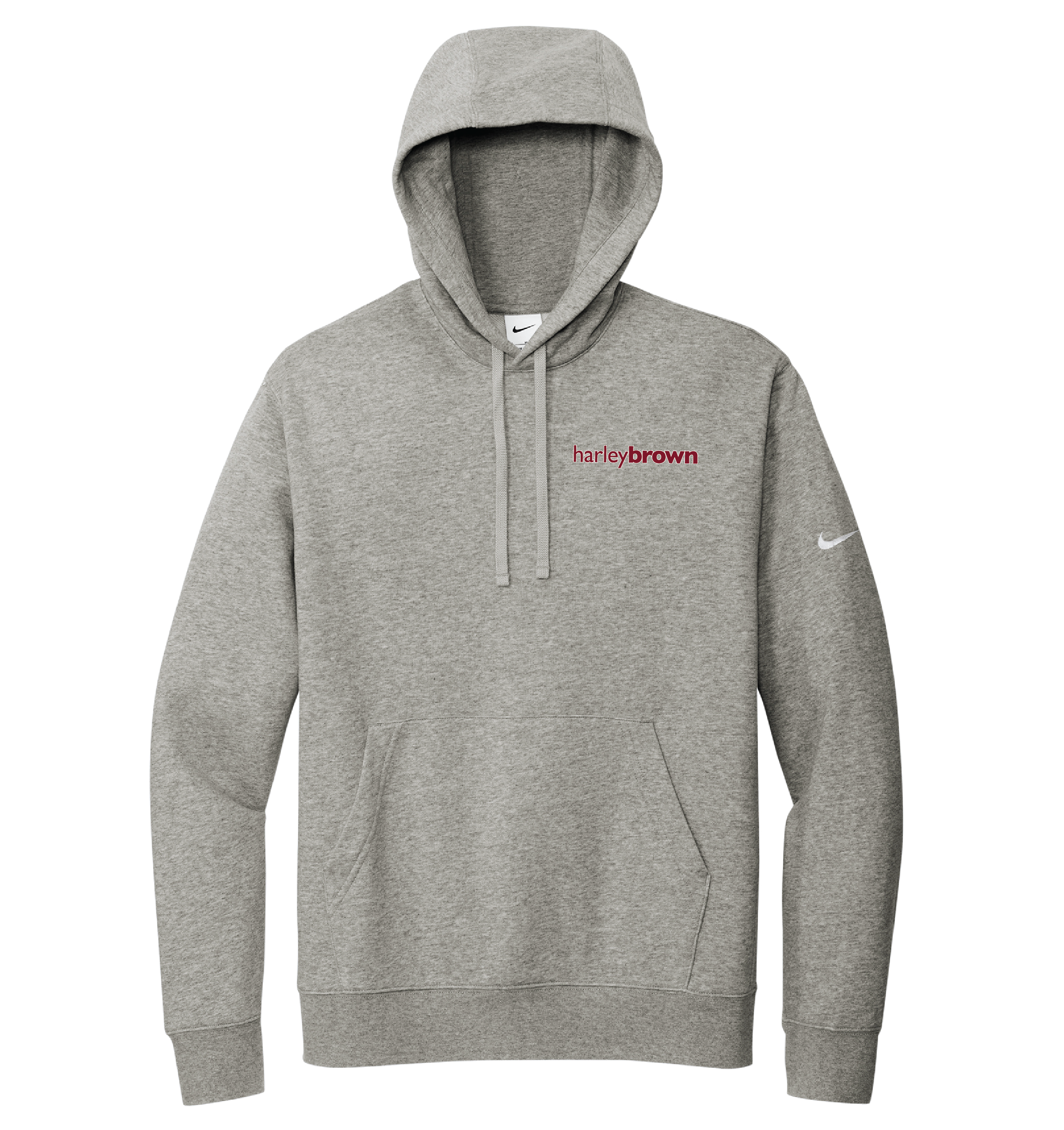 Harley Brown Equestrian Men's Nike Club Fleece Pullover Hooded Sweatshirt