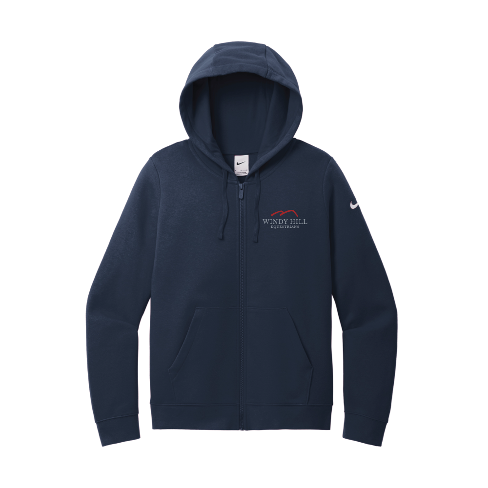 Windy Hill Equestrians Women's Nike Club Fleece Full-Zip Hoodie