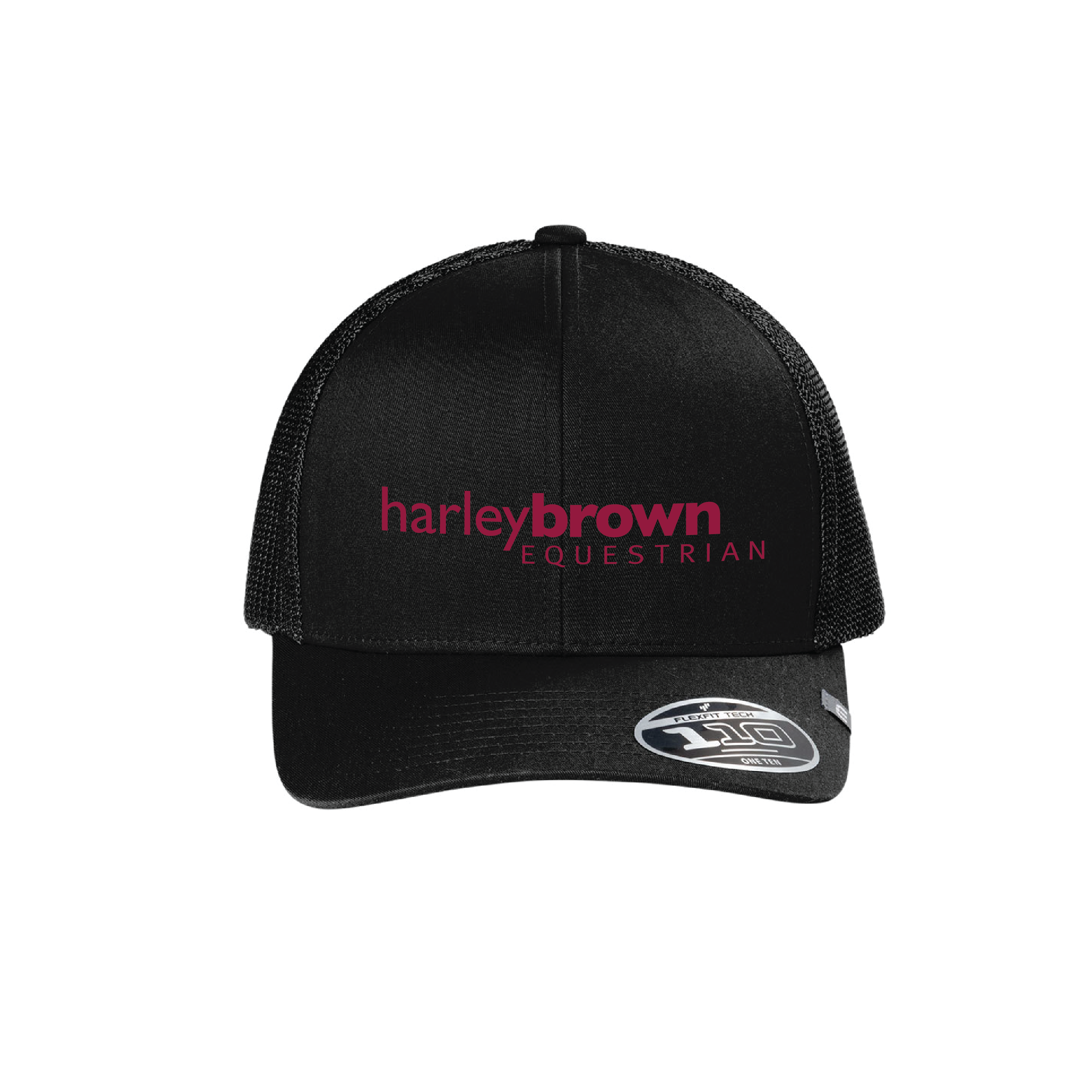 Harley Brown Equestrian TravisMathew Cruz Trucker Hat with Full Logo