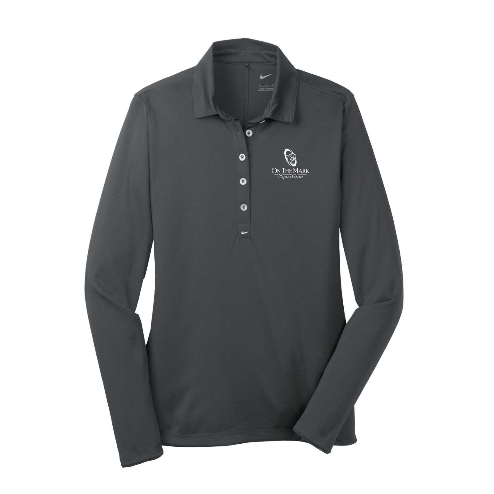On The Mark Equestrian Women's Nike Tech Dri-FIT Long Sleeve Polo