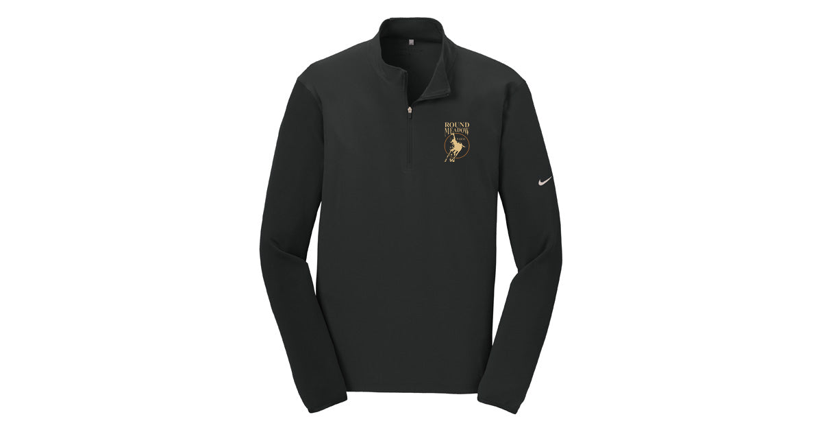 Round Meadow Men's Nike Dri-FIT Fabric Mix 1/2-Zip Cover-Up