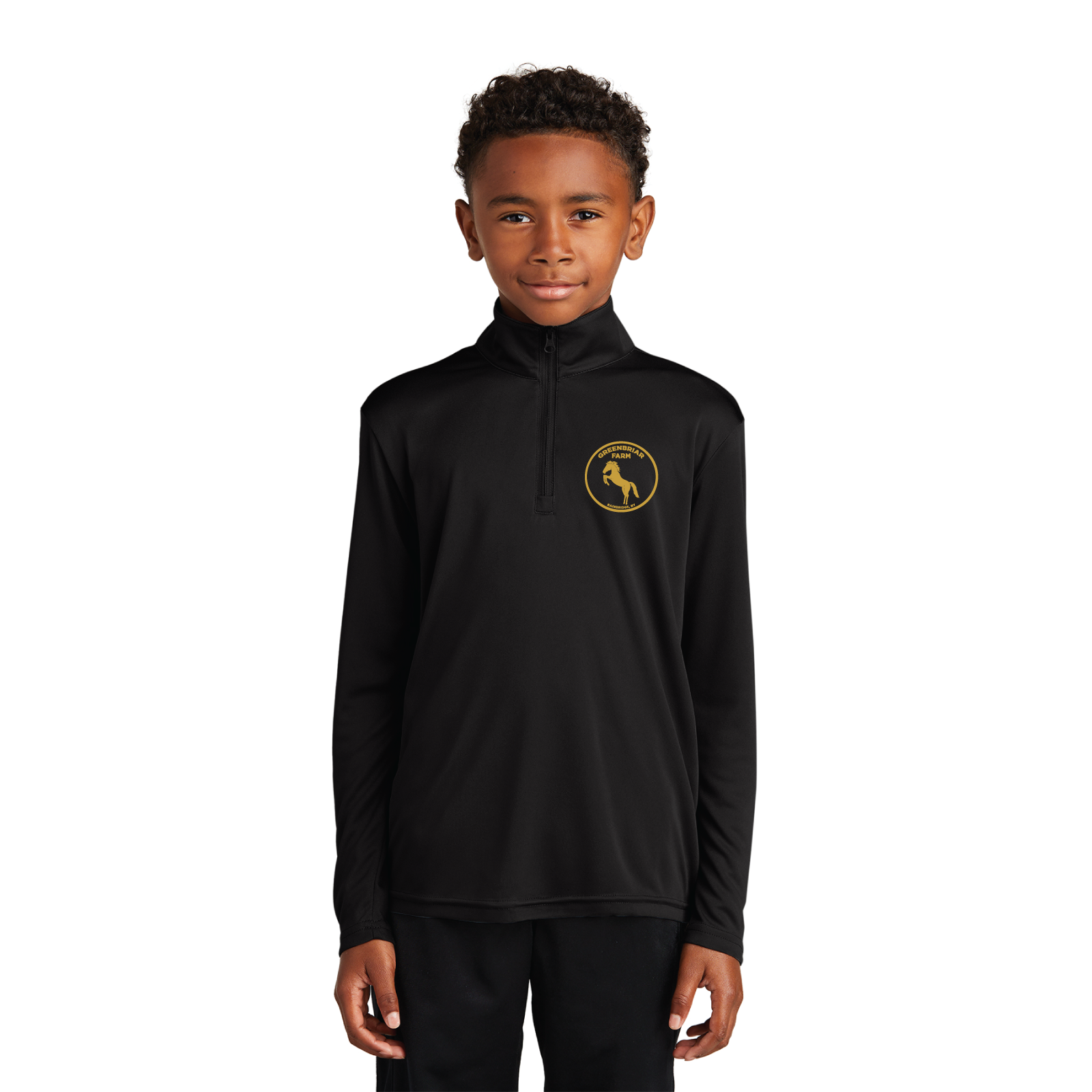 Greenbriar Farm Youth Sport-Tek PosiCharge 1/4 Zip Sunshirt