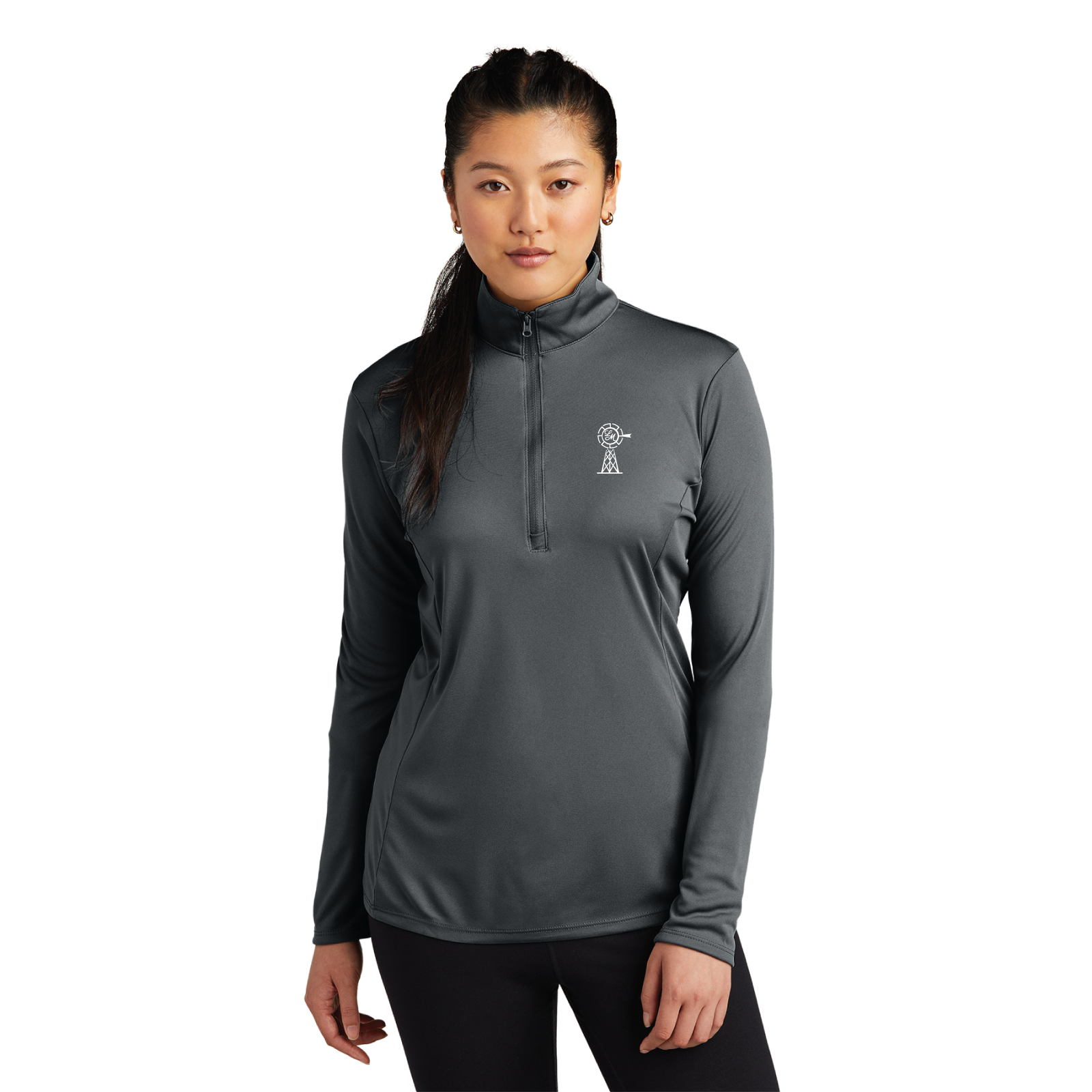Larkin Meadows Women's Sport-Tek PosiCharge 1/4 Zip Sunshirt
