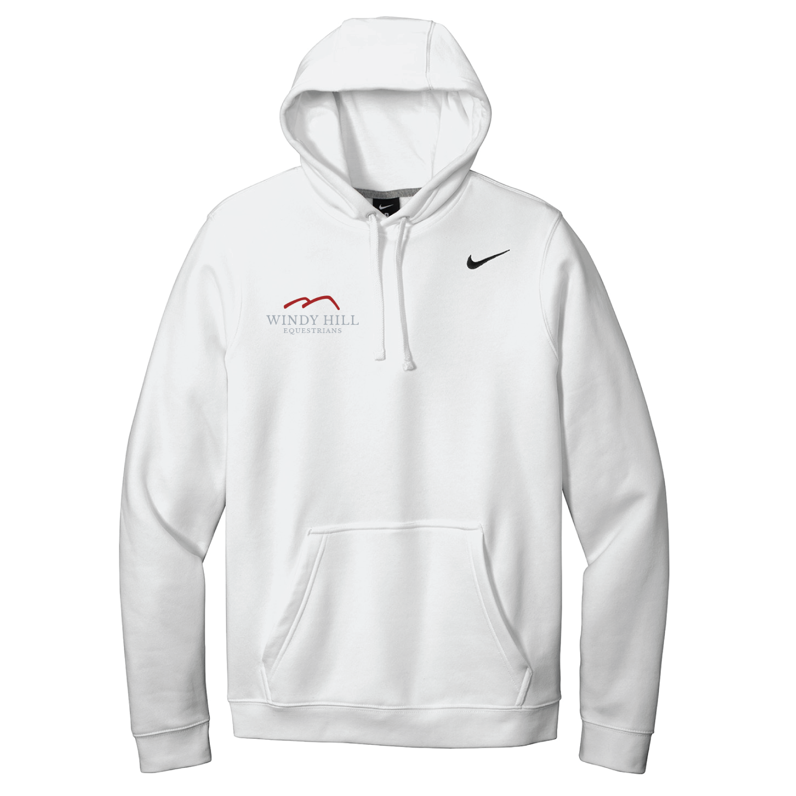 Windy Hill Equestrians Men's Nike Club Fleece Pullover Hooded Sweatshirt