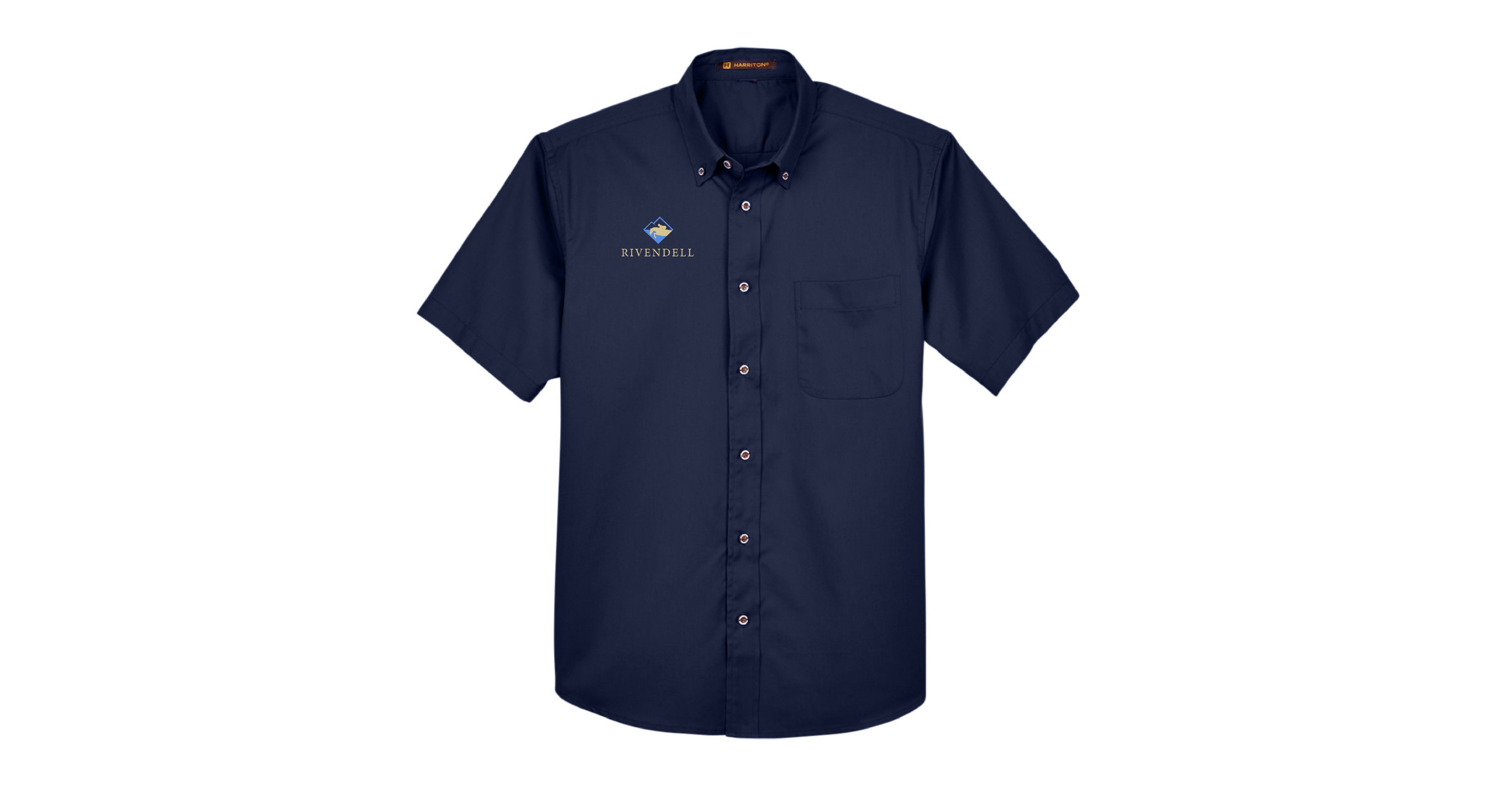Rivendell Men's Easy Blend™ Short-Sleeve Twill Shirt