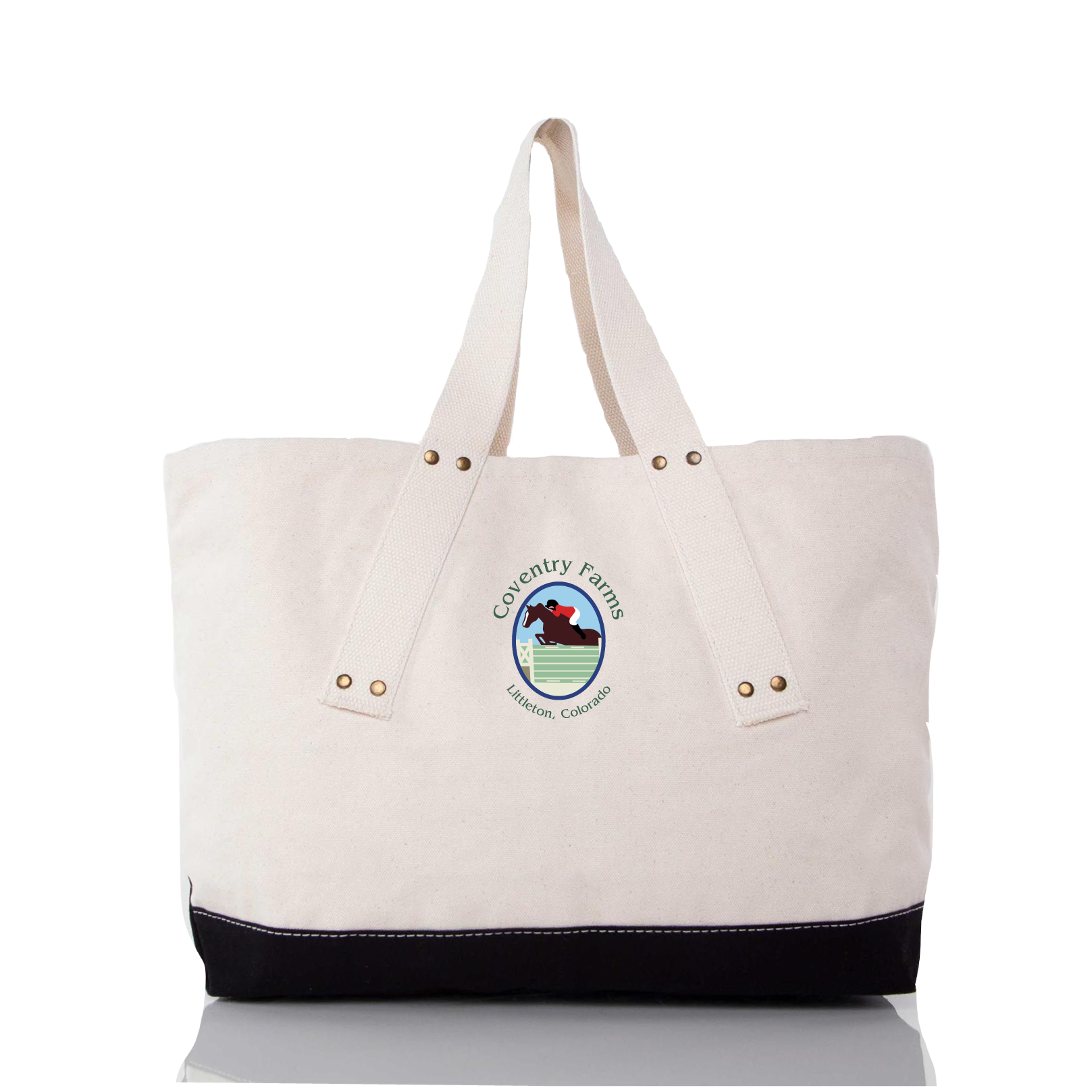 Coventry Farms CB Station Grommet Tote Bag