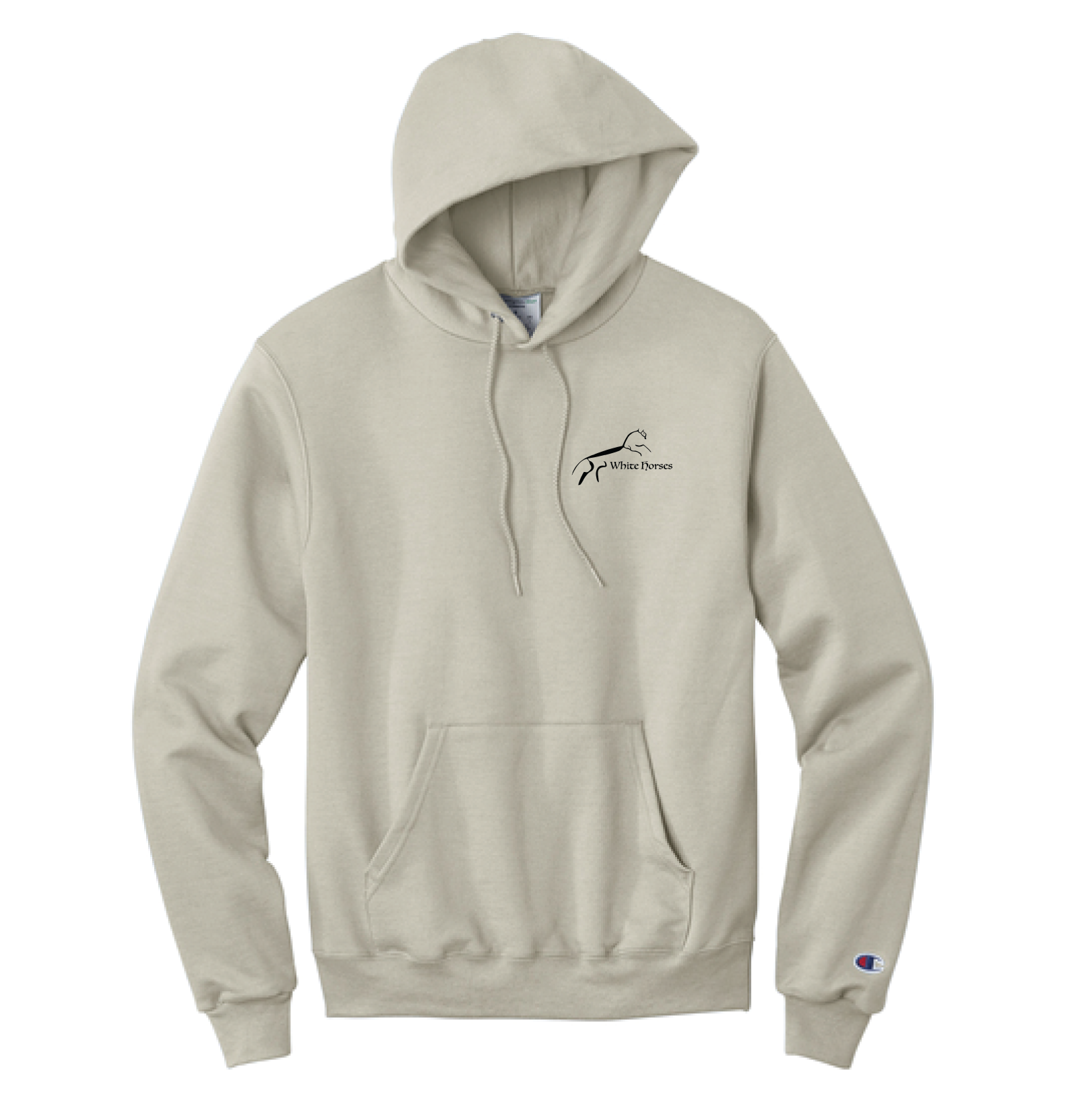 White Horses LLC Unisex Champion Powerblend Pullover Hoodie