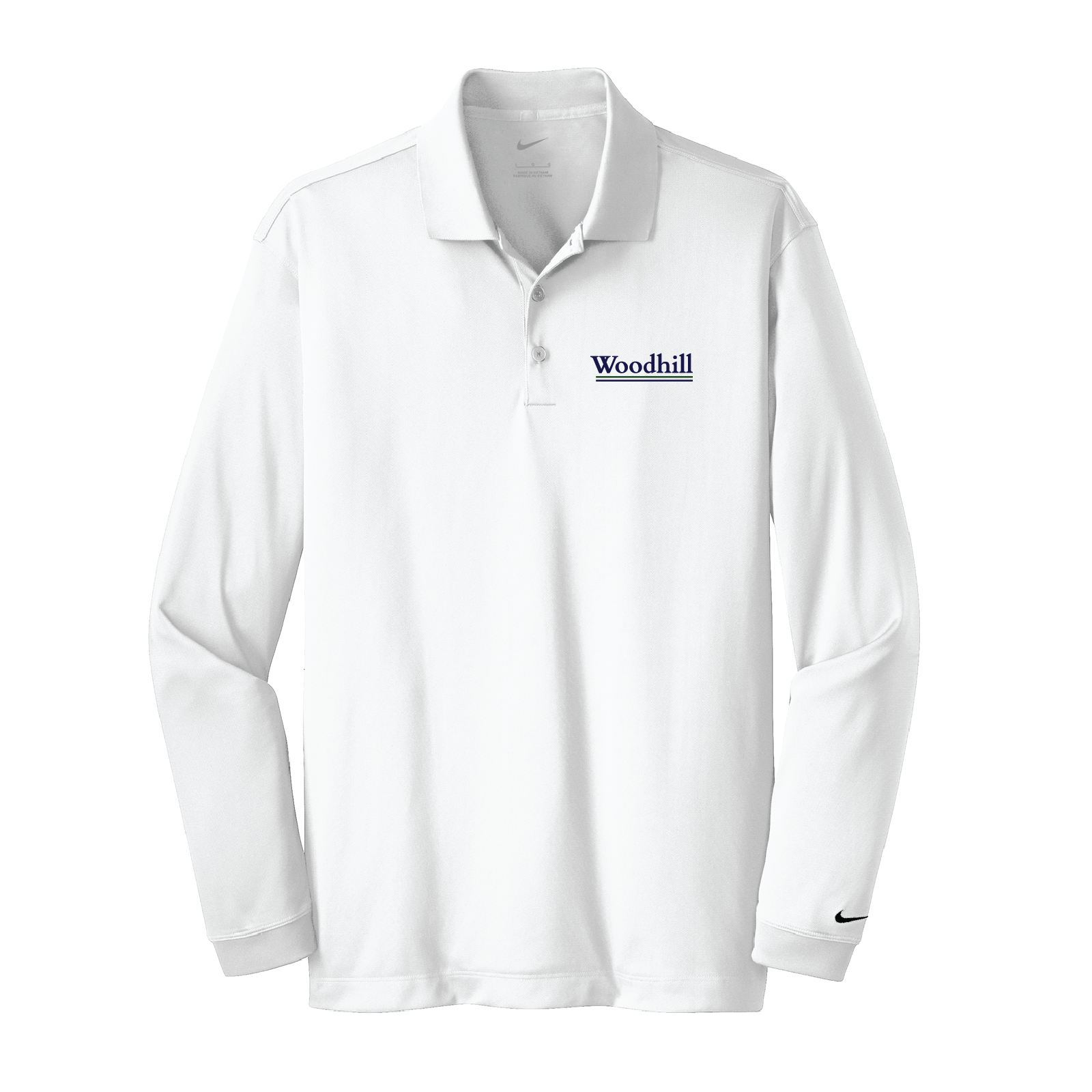 Woodhill Farm Men's Nike Long Sleeve Stretch Dri-FIT Polo