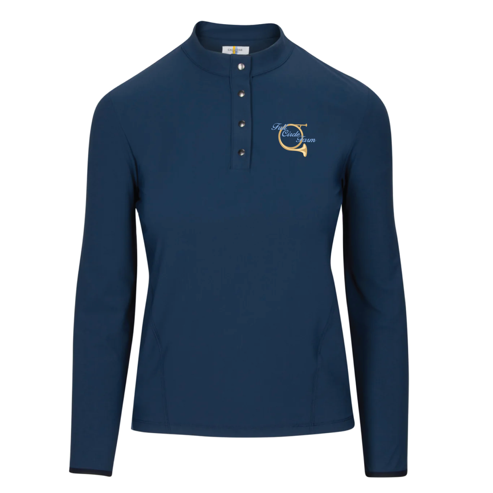 Full Circle Farm Women's Callidae Long Sleeve Tech Polo