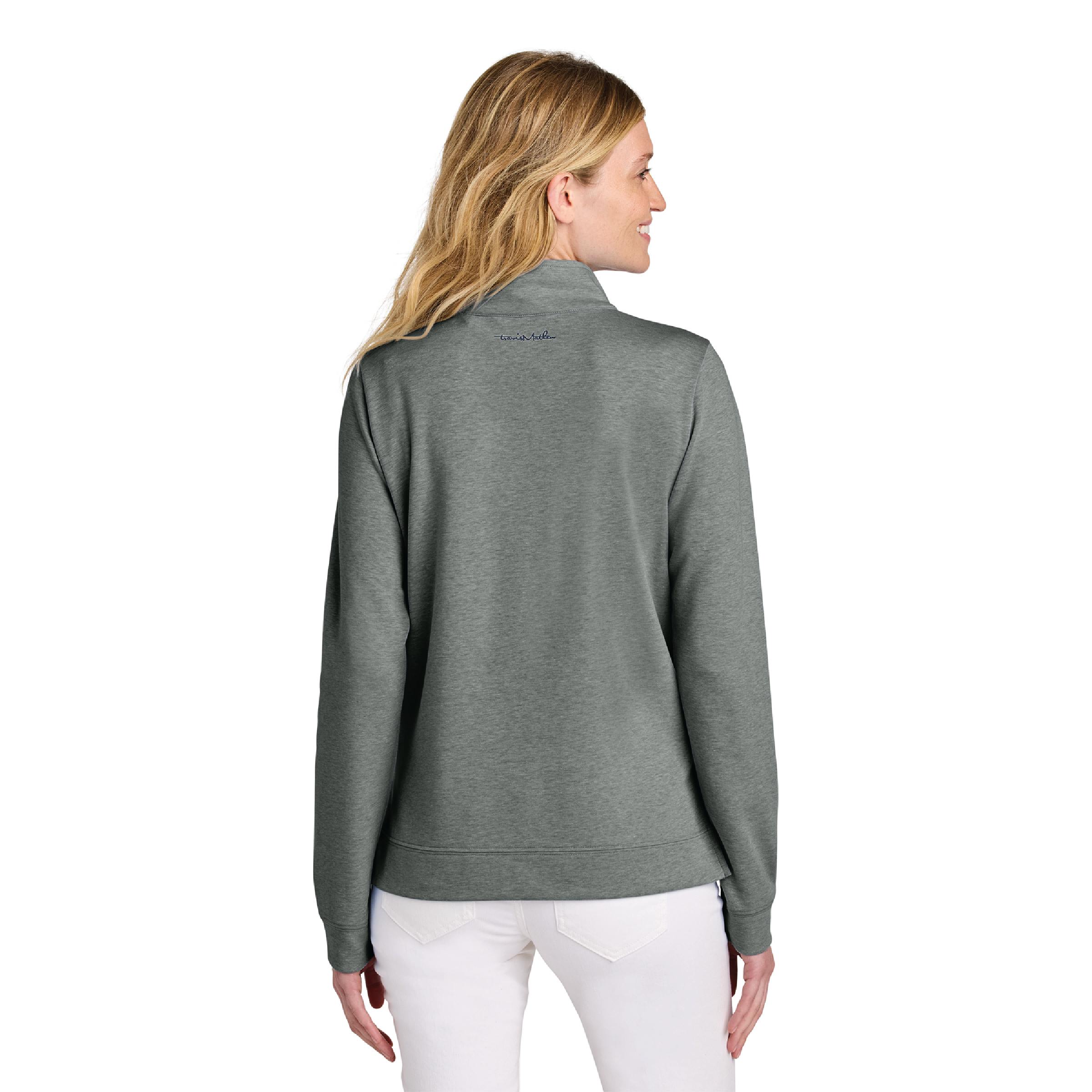 Harley Brown Equestrian Women's TravisMathew Coveside 1/4 Zip