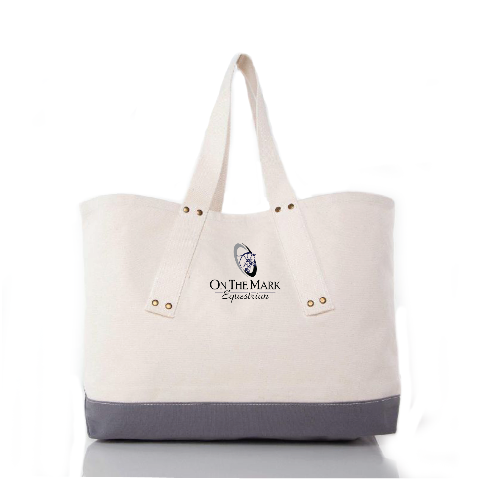 On The Mark Equestrian CB Station Grommet Tote Bag