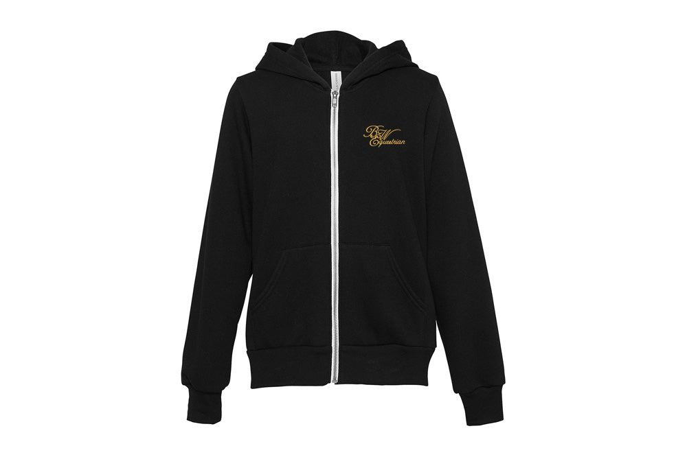 BW Equestrian Youth Fleece Full-Zip Hooded Sweatshirt