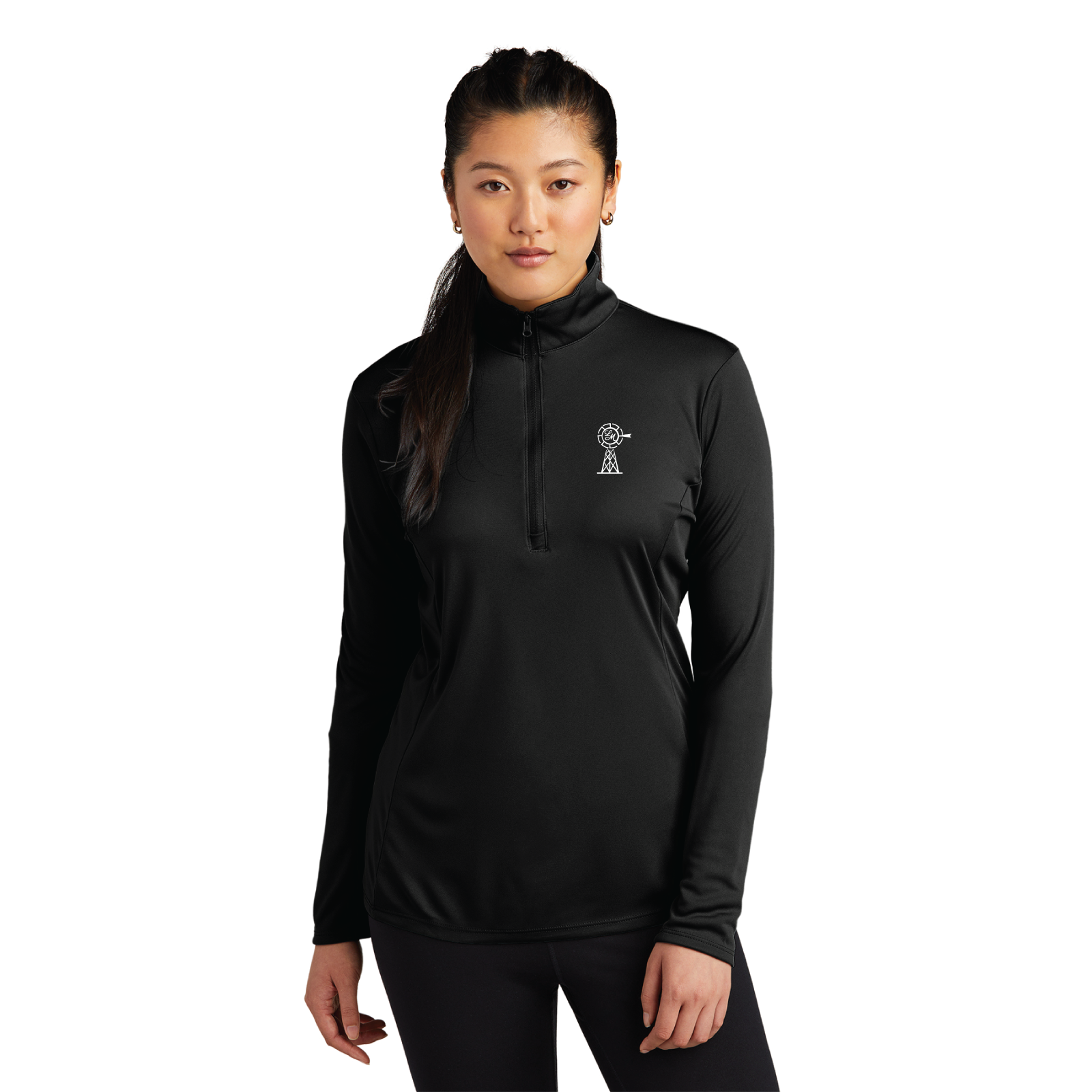Larkin Meadows Women's Sport-Tek PosiCharge 1/4 Zip Sunshirt