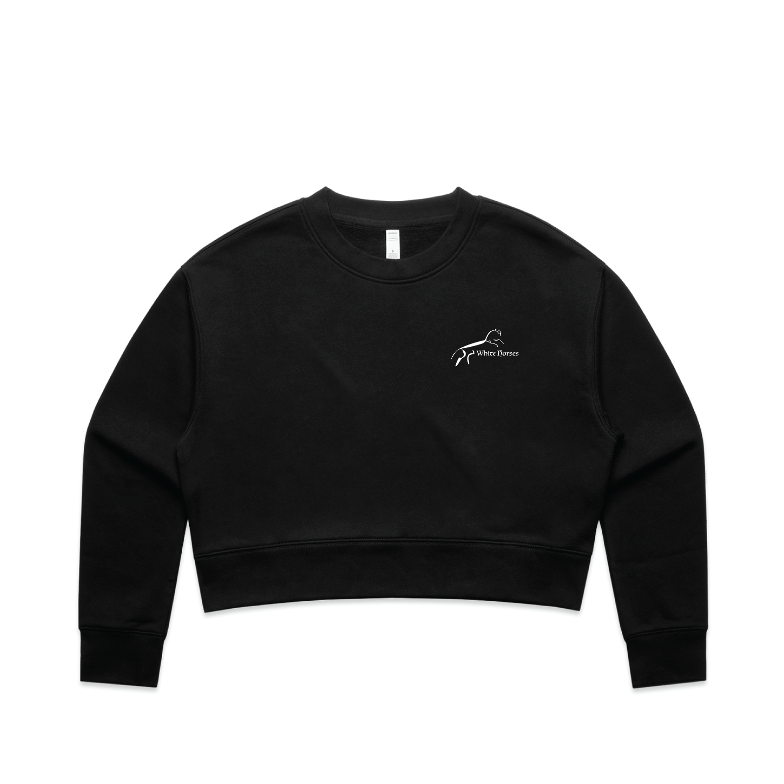White Horses LLC Women's Ascolour Relax Crop Crew