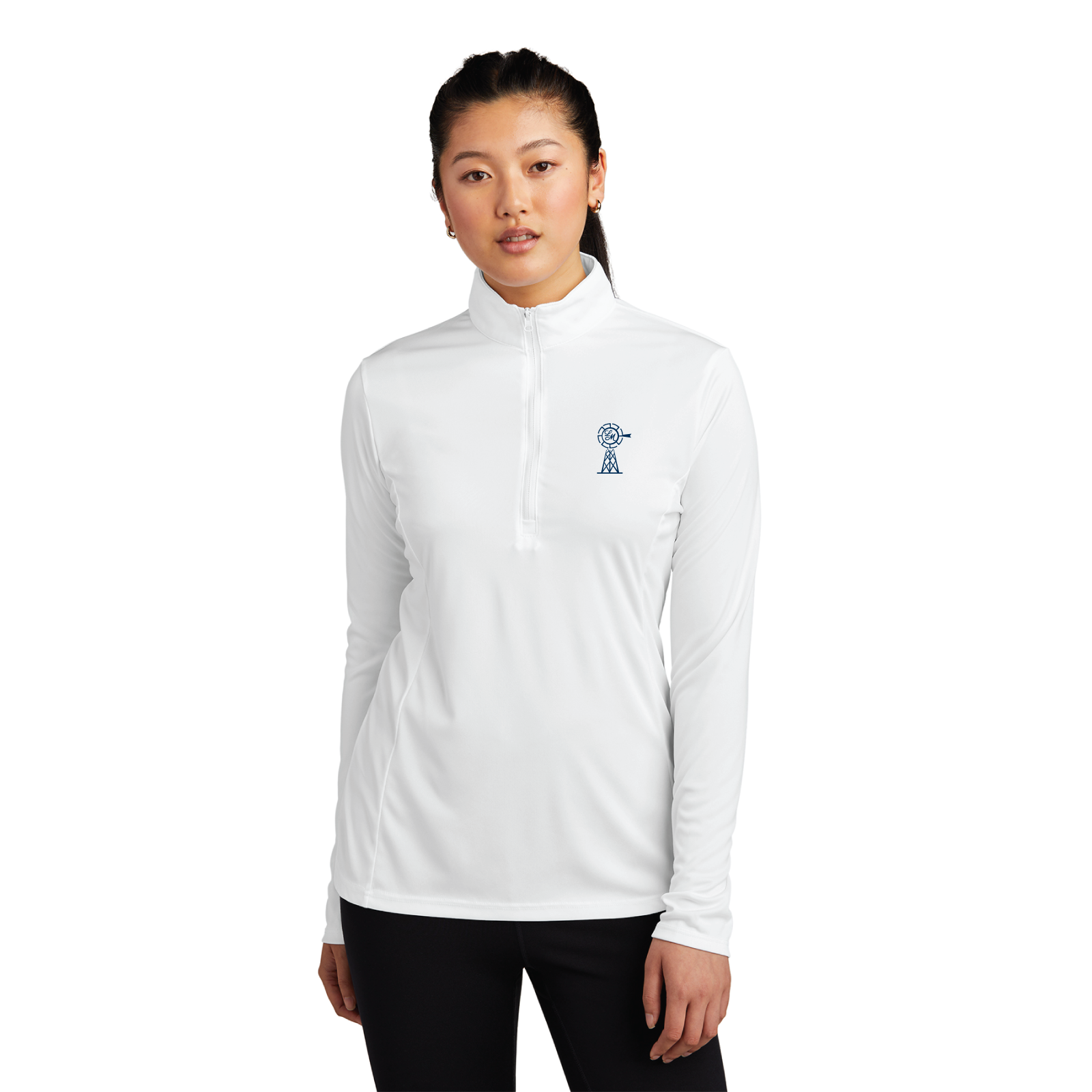 Larkin Meadows Women's Sport-Tek PosiCharge 1/4 Zip Sunshirt