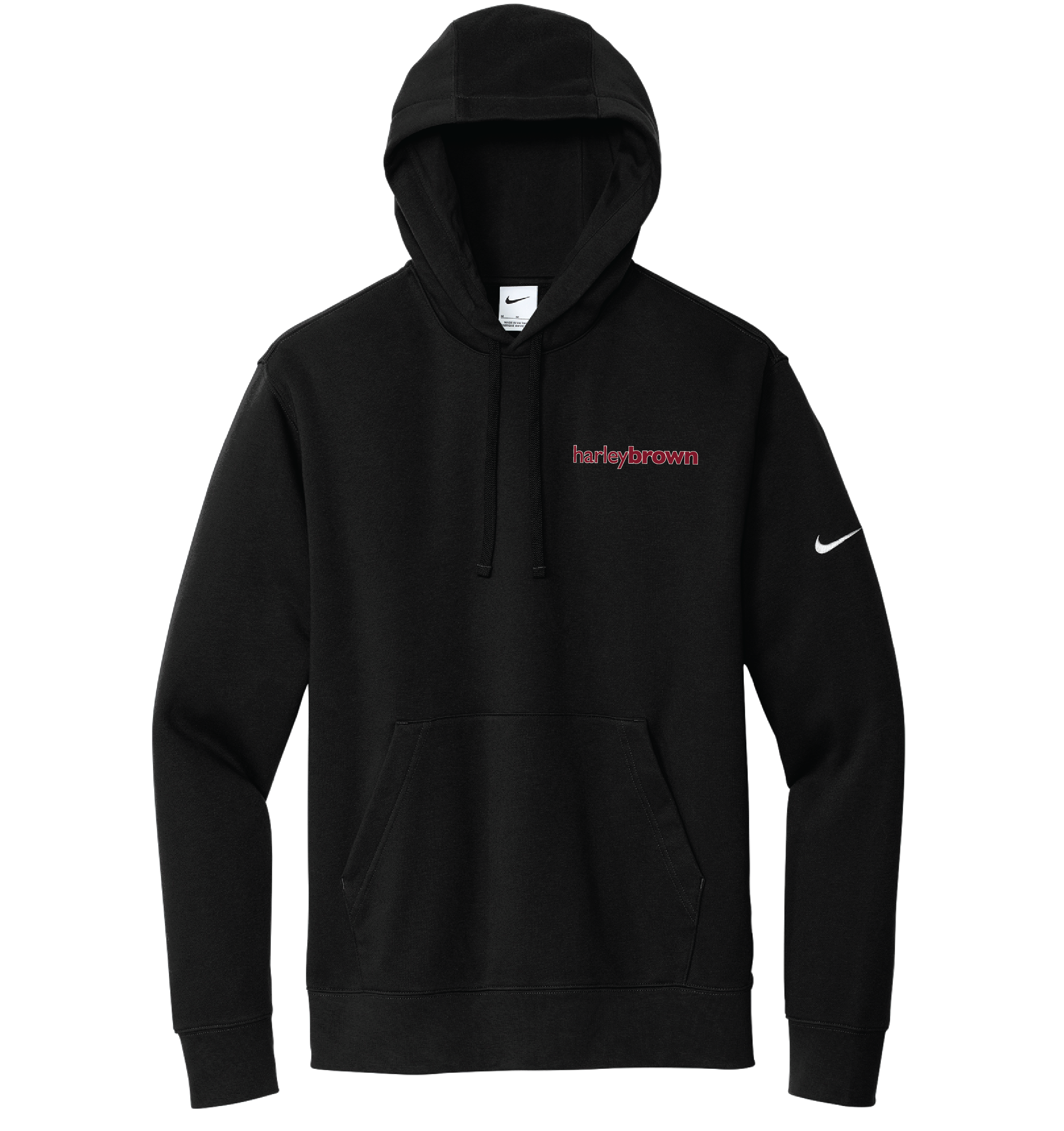 Harley Brown Equestrian Men's Nike Club Fleece Pullover Hooded Sweatshirt