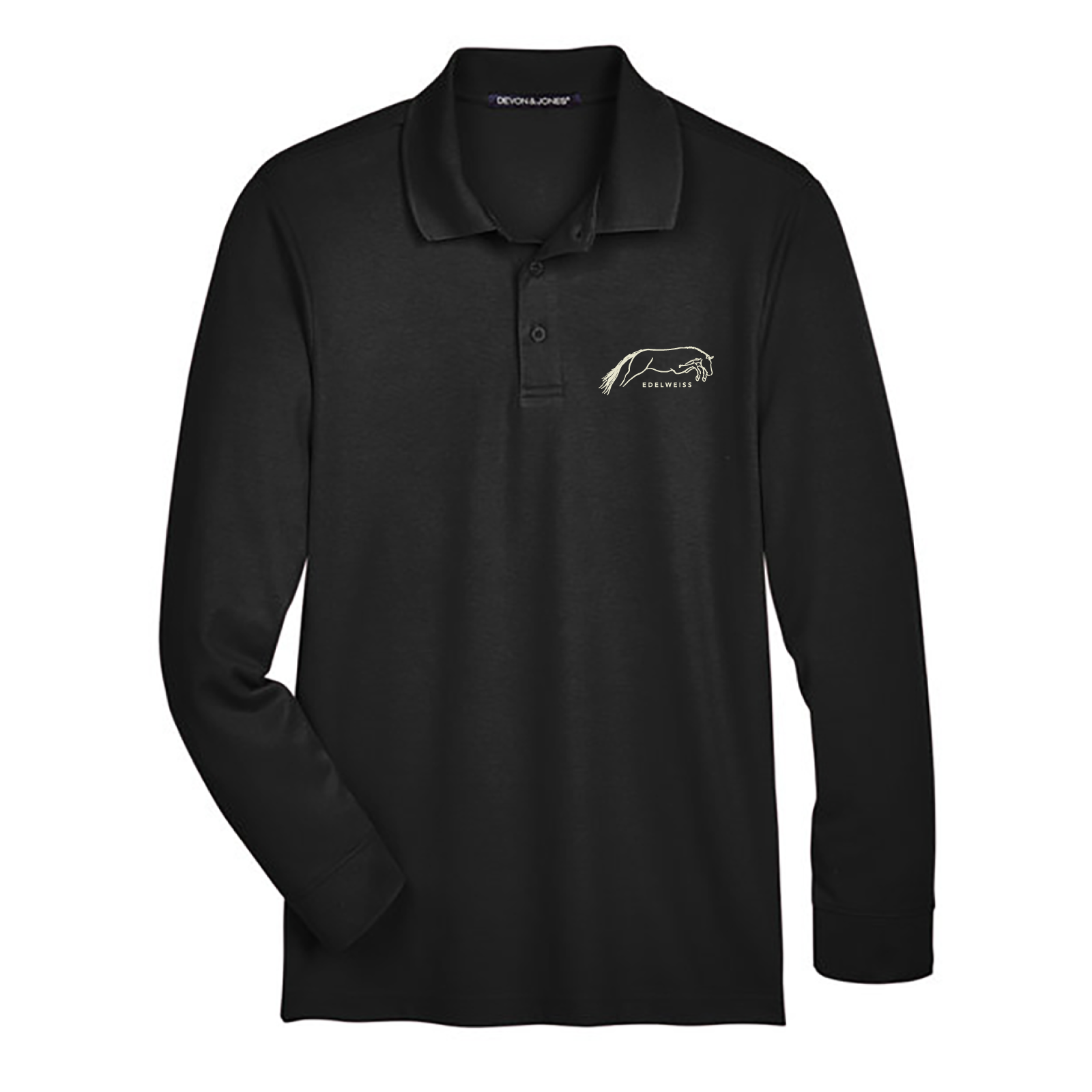 Men's Devon & Jones Long Sleeve Performance Polo