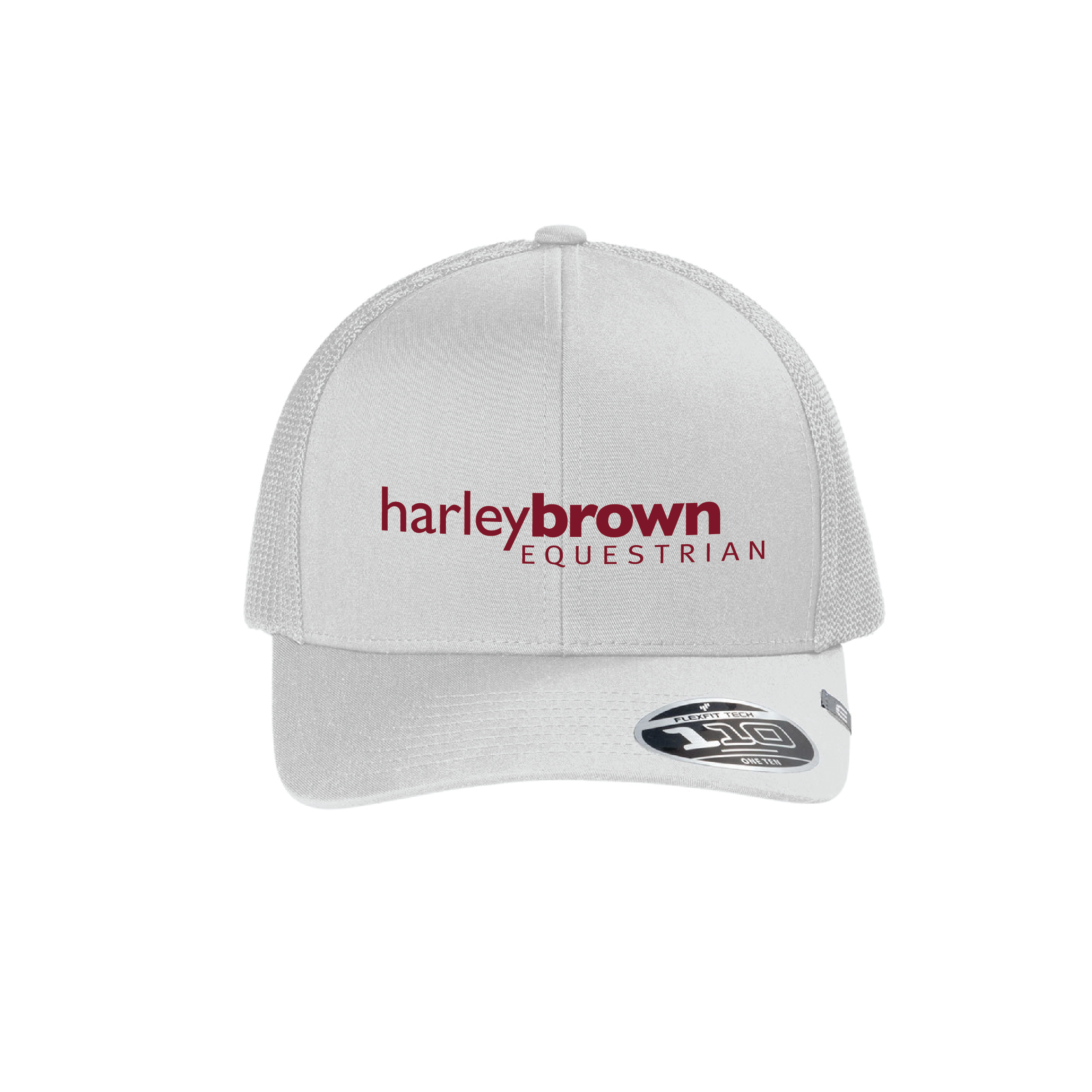 Harley Brown Equestrian TravisMathew Cruz Trucker Hat with Full Logo