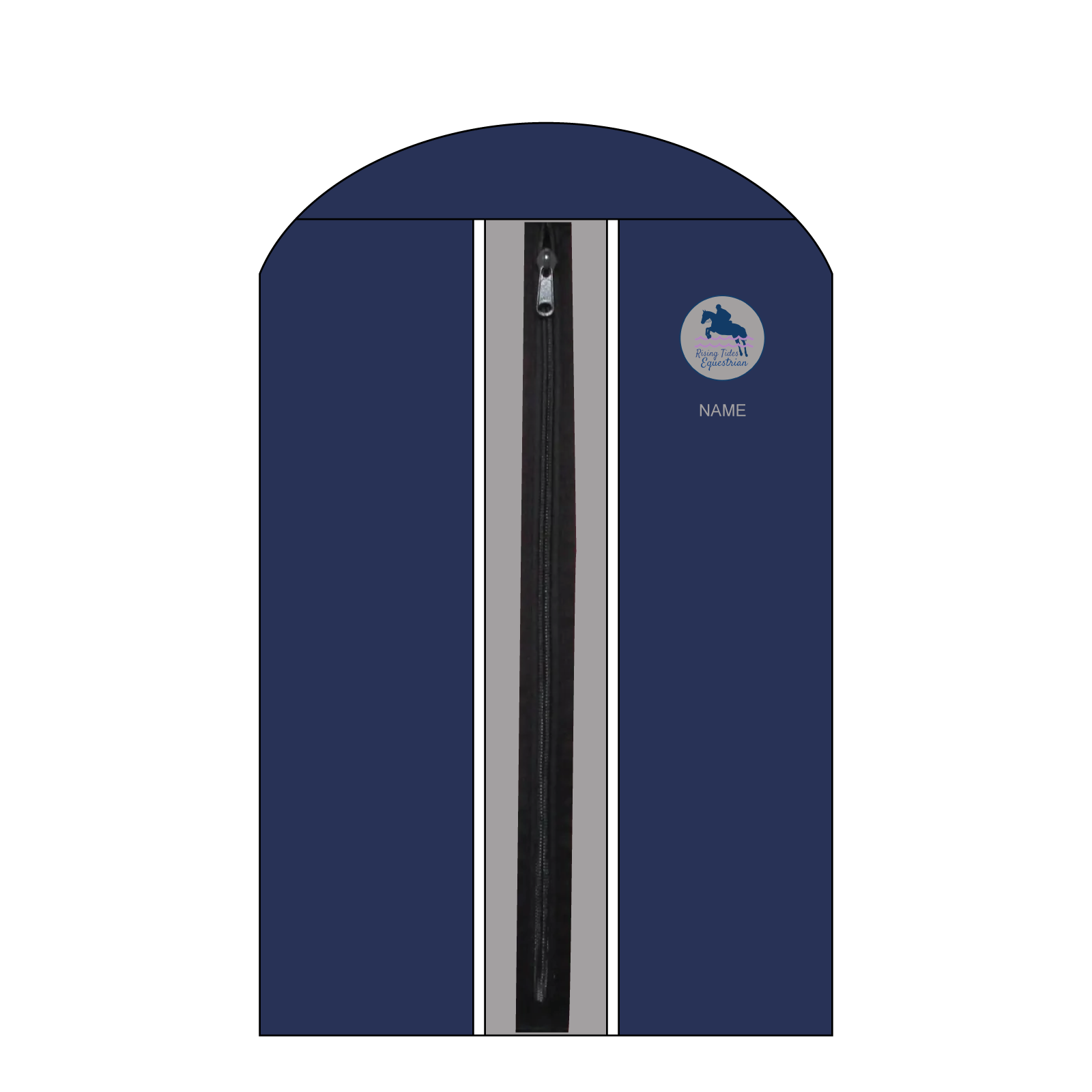 Rising Tides Equestrian Custom Coat Bag
