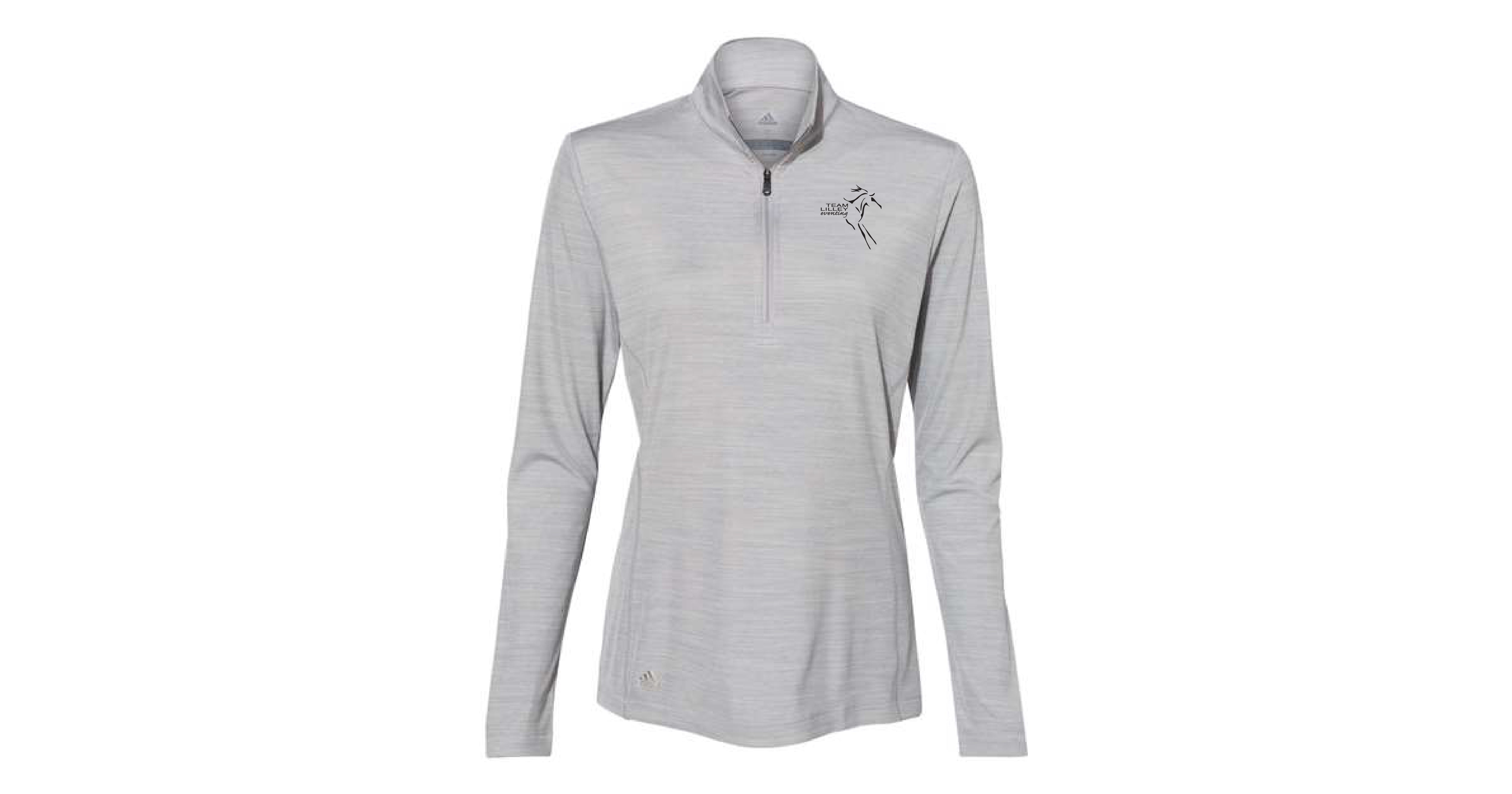 Team Lilley Adidas Women's Lightweight Mélange Quarter-Zip Pullover