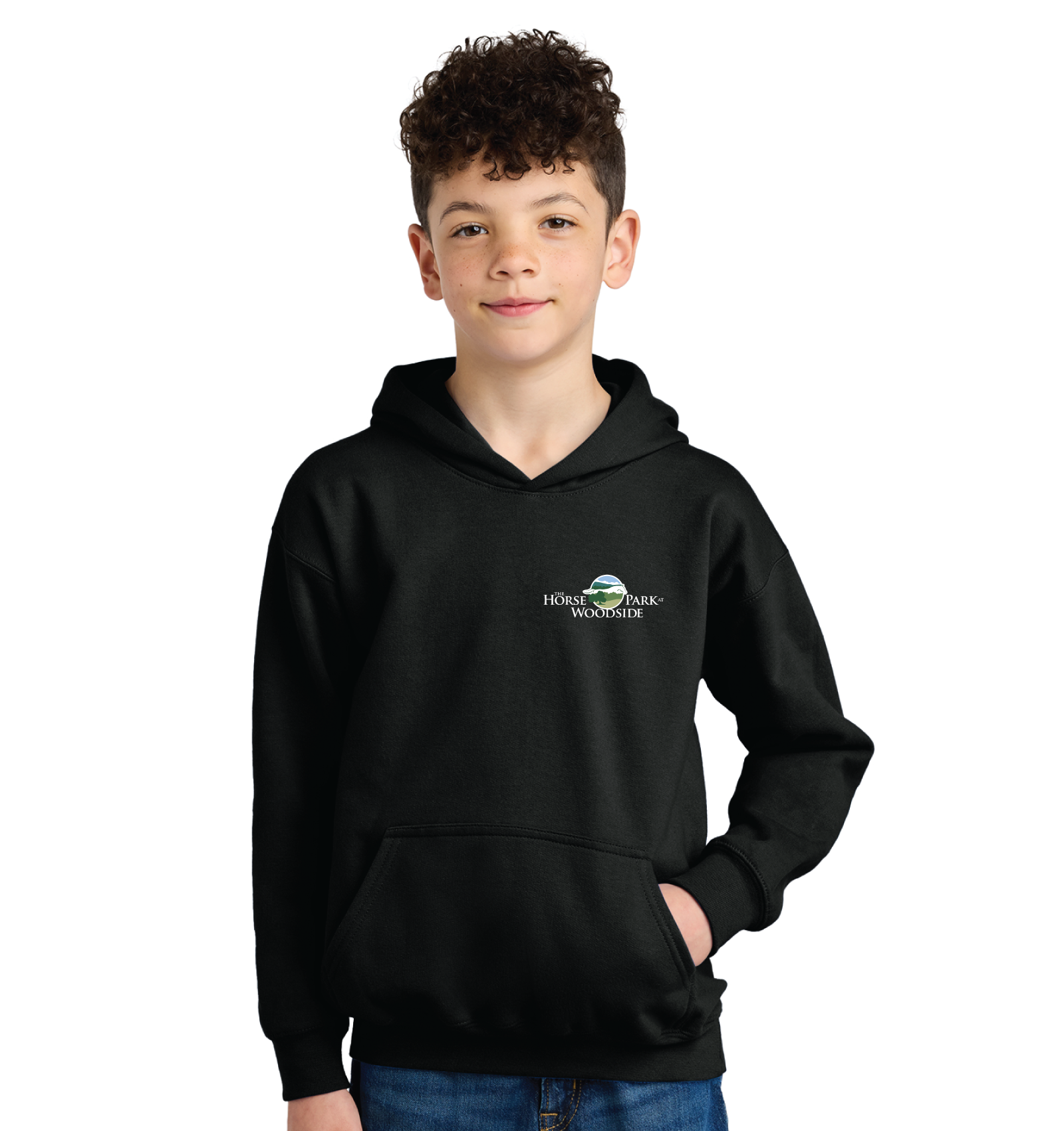 The Horse Park at Woodside Youth Softstyle Pullover Fleece Hoodie