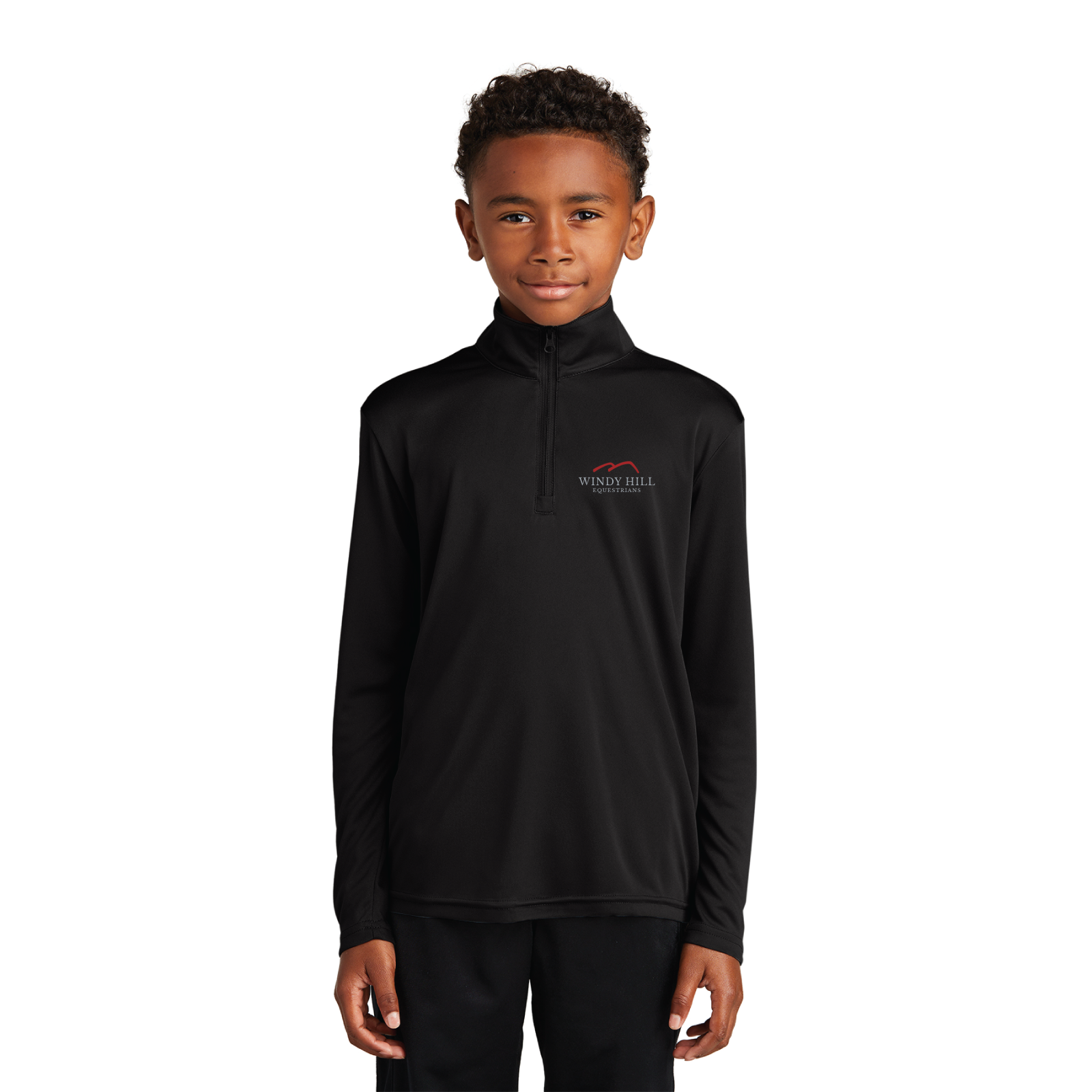 Windy Hill Equestrians Youth Sport-Tek PosiCharge 1/4 Zip Sunshirt