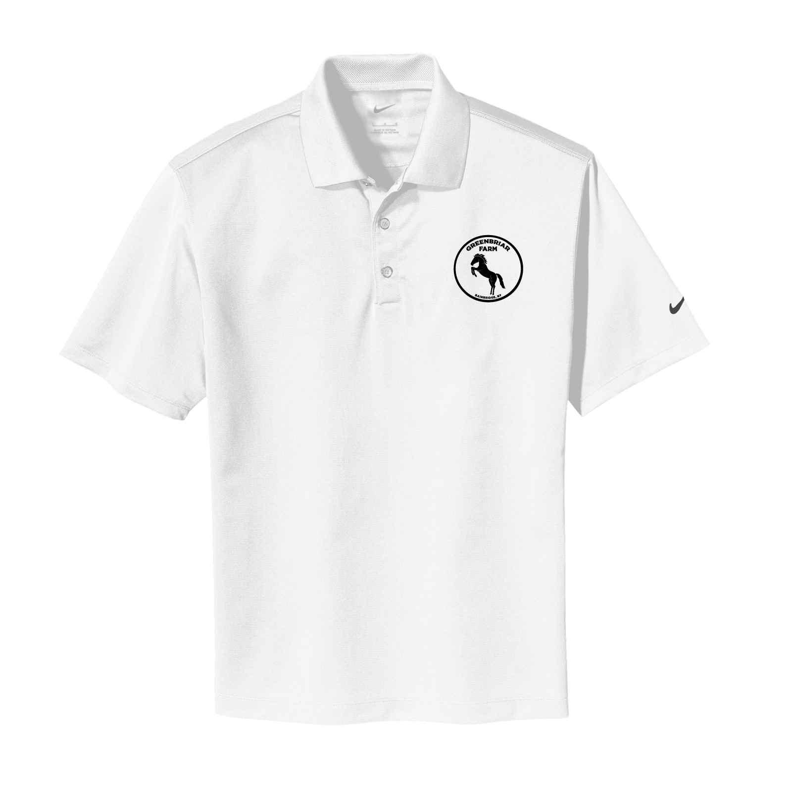Greenbriar Farm Men's Nike Tech Basic Dri-FIT Polo