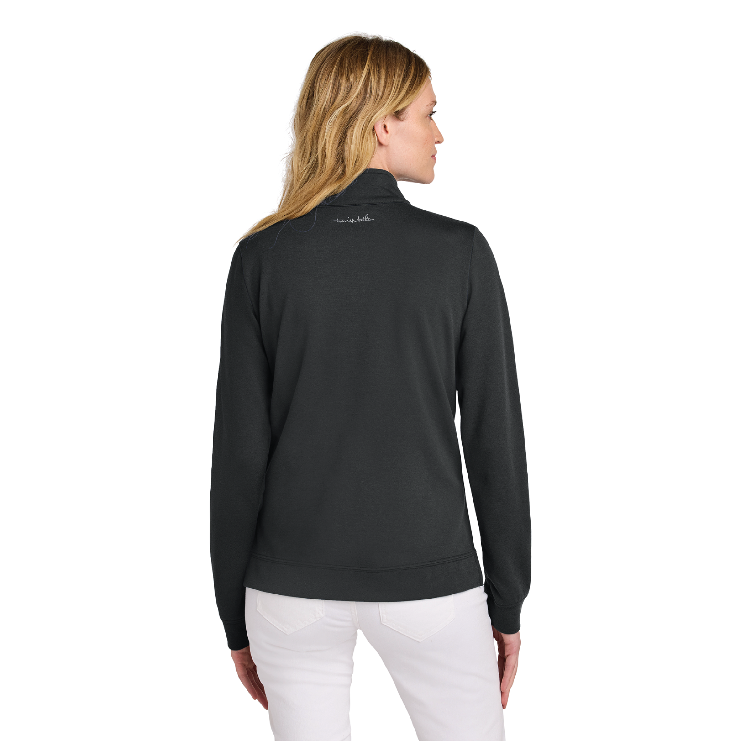 Harley Brown Equestrian Women's TravisMathew Coveside 1/4 Zip