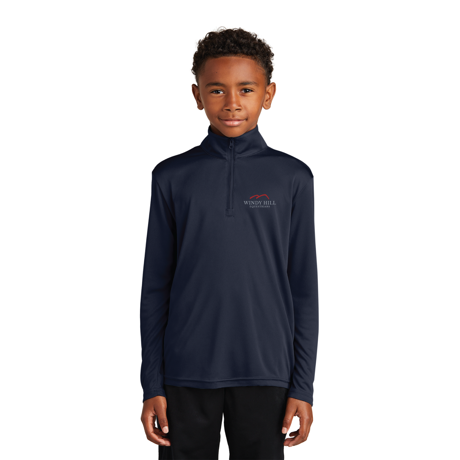 Windy Hill Equestrians Youth Sport-Tek PosiCharge 1/4 Zip Sunshirt