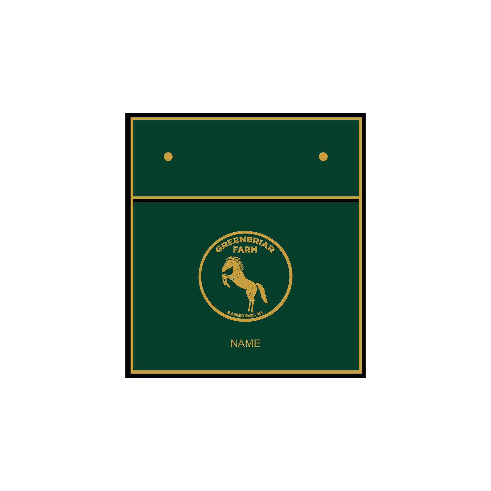 Greenbriar Farm Bandage Holder