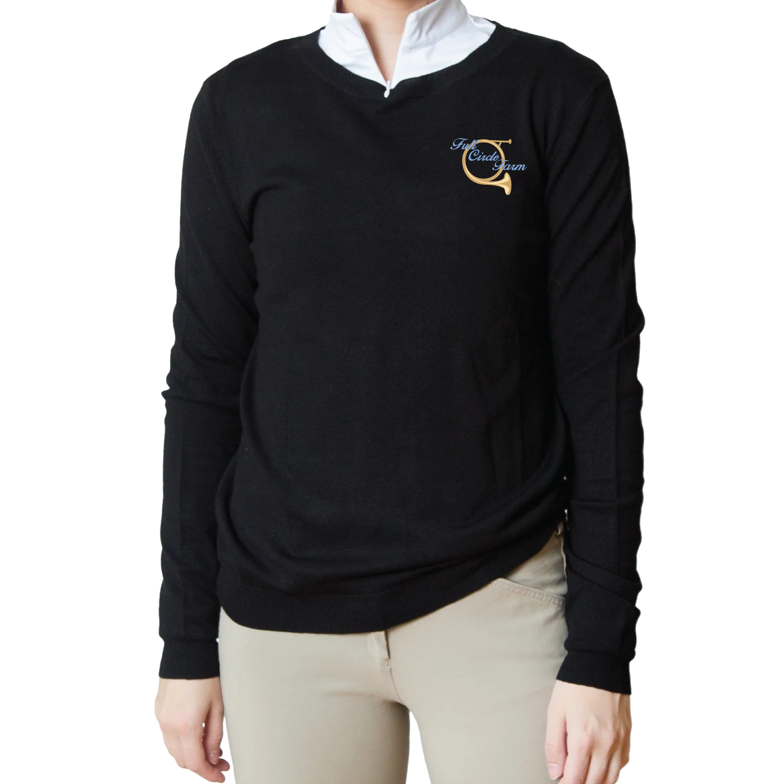 Full Circle Farm Women's TKEQ Essential Crewneck Sweater