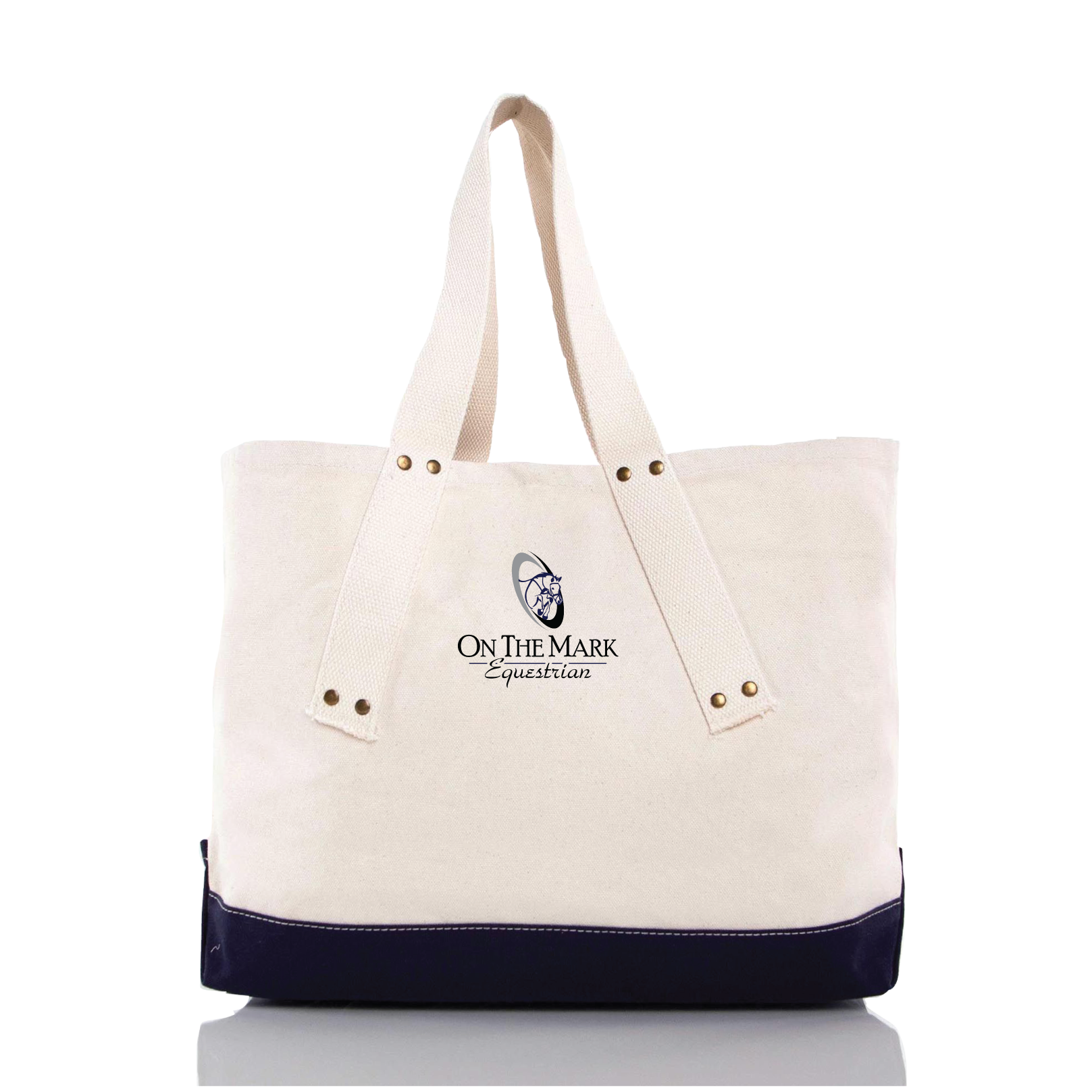 On The Mark Equestrian CB Station Grommet Tote Bag
