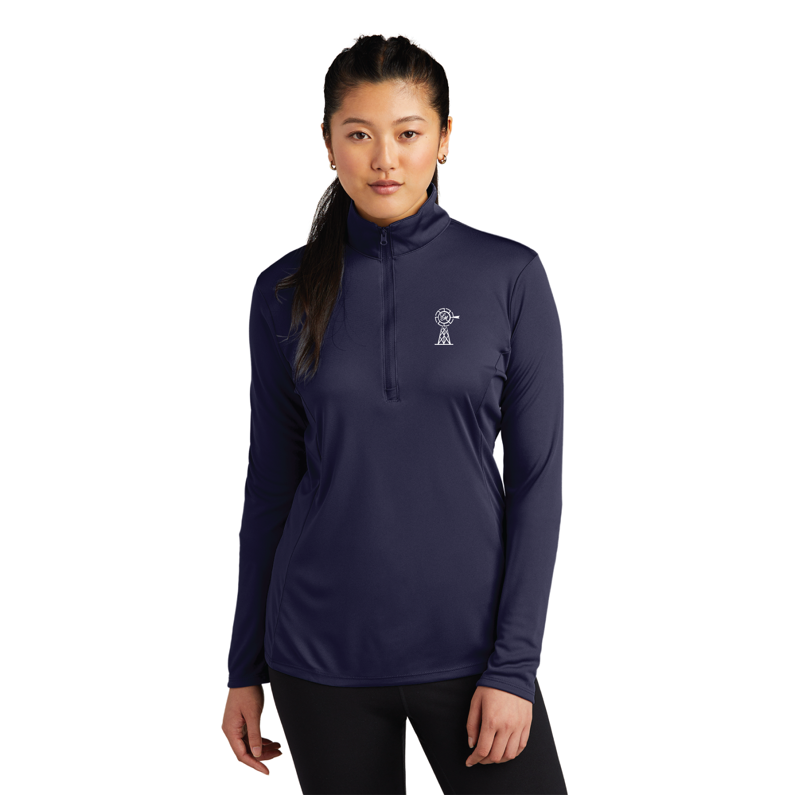 Larkin Meadows Women's Sport-Tek PosiCharge 1/4 Zip Sunshirt