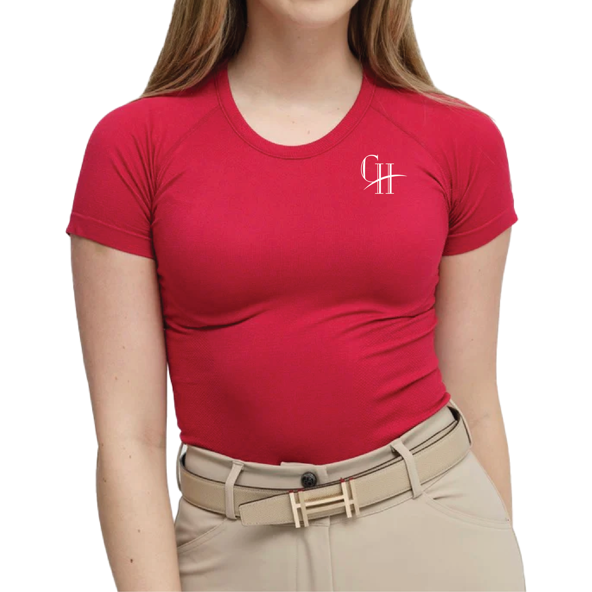 Chestnut Hill Women's TKEQ 'Kennedy' Seamless Short Sleeve Shirt