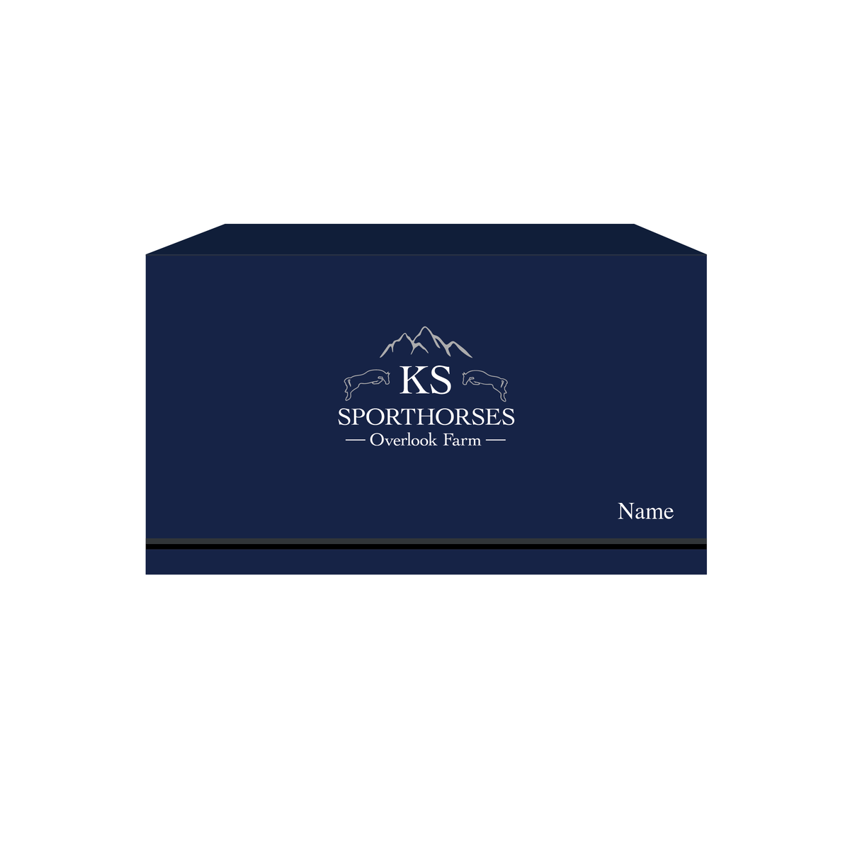 KS Sporthorses Custom Tack Trunk Cover