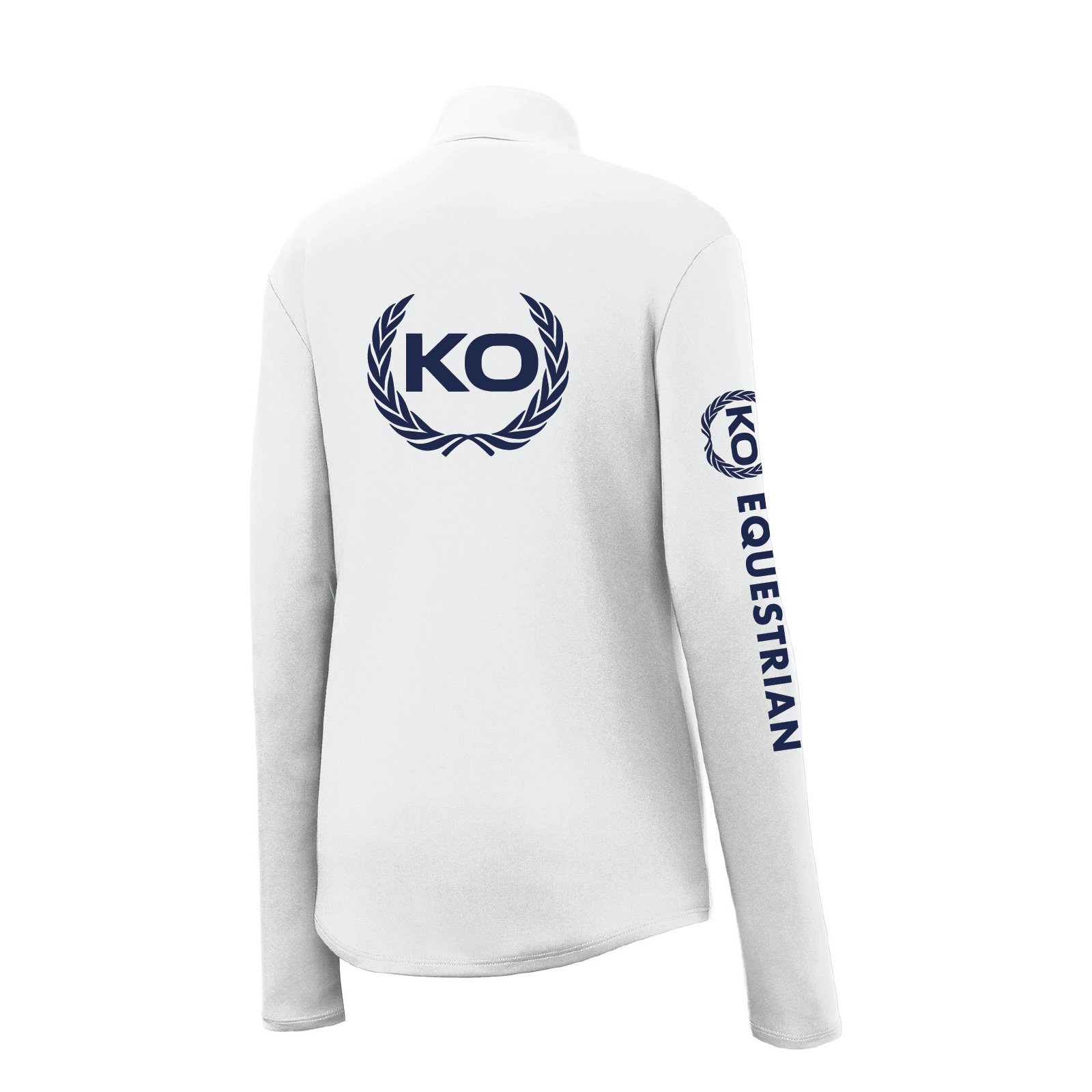 KO Eventing Women's Sport-Tek PosiCharge Competitor 1/4 Zip Pullover Arm Print Logos