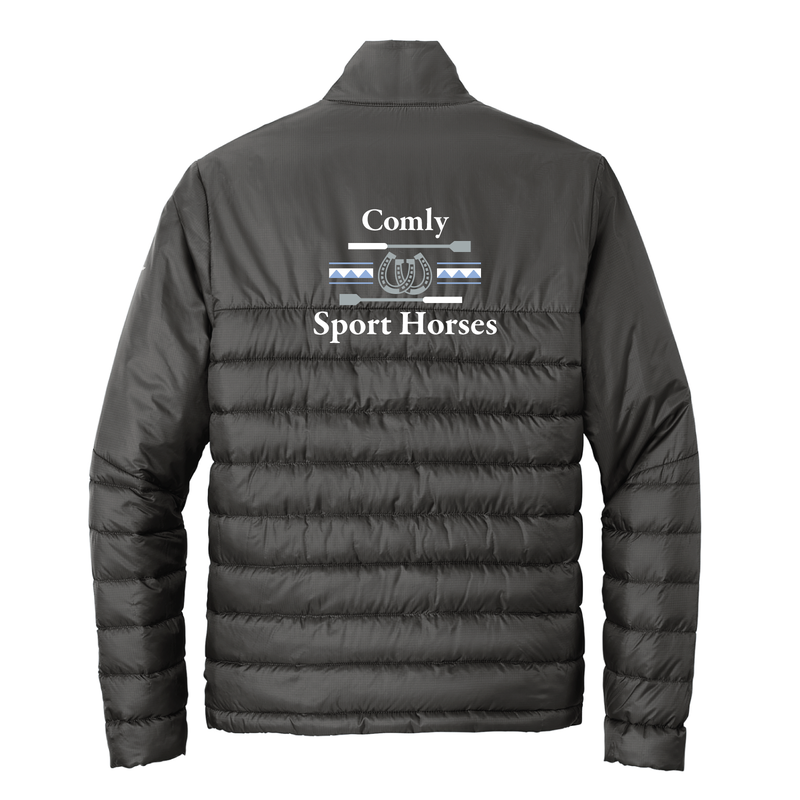 Comly Sport Horses Men's Eddie Bauer Quilted Puffy Jacket