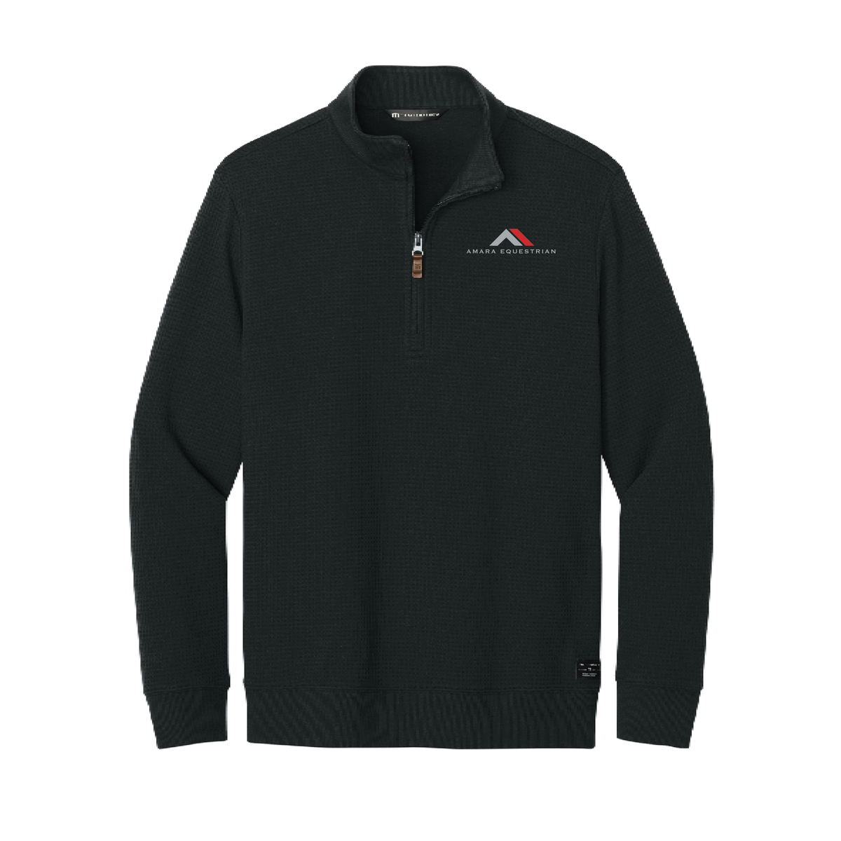 Amara Equestrian Men's TravisMathew Waffle 1/4-Zip
