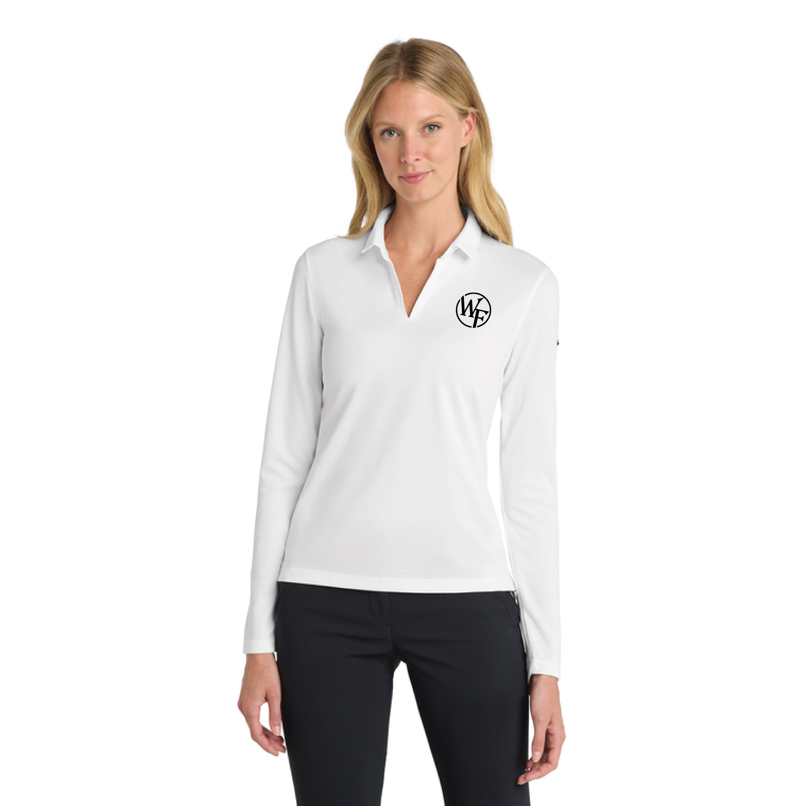 Women's Nike Dri-FIT Micro Pique Long Sleeve Polo