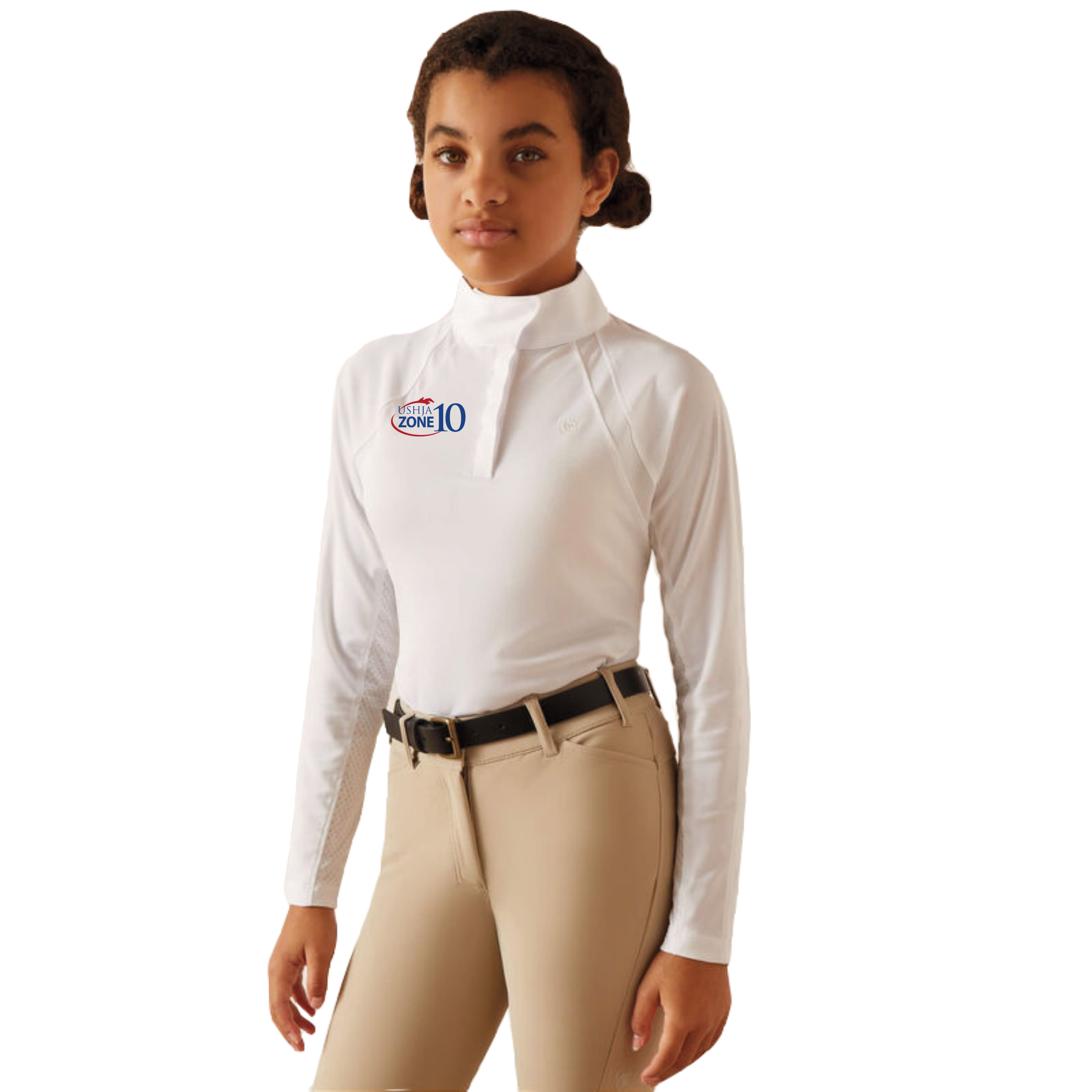 Zone 10 Youth Ariat Sunstopper Show Shirt